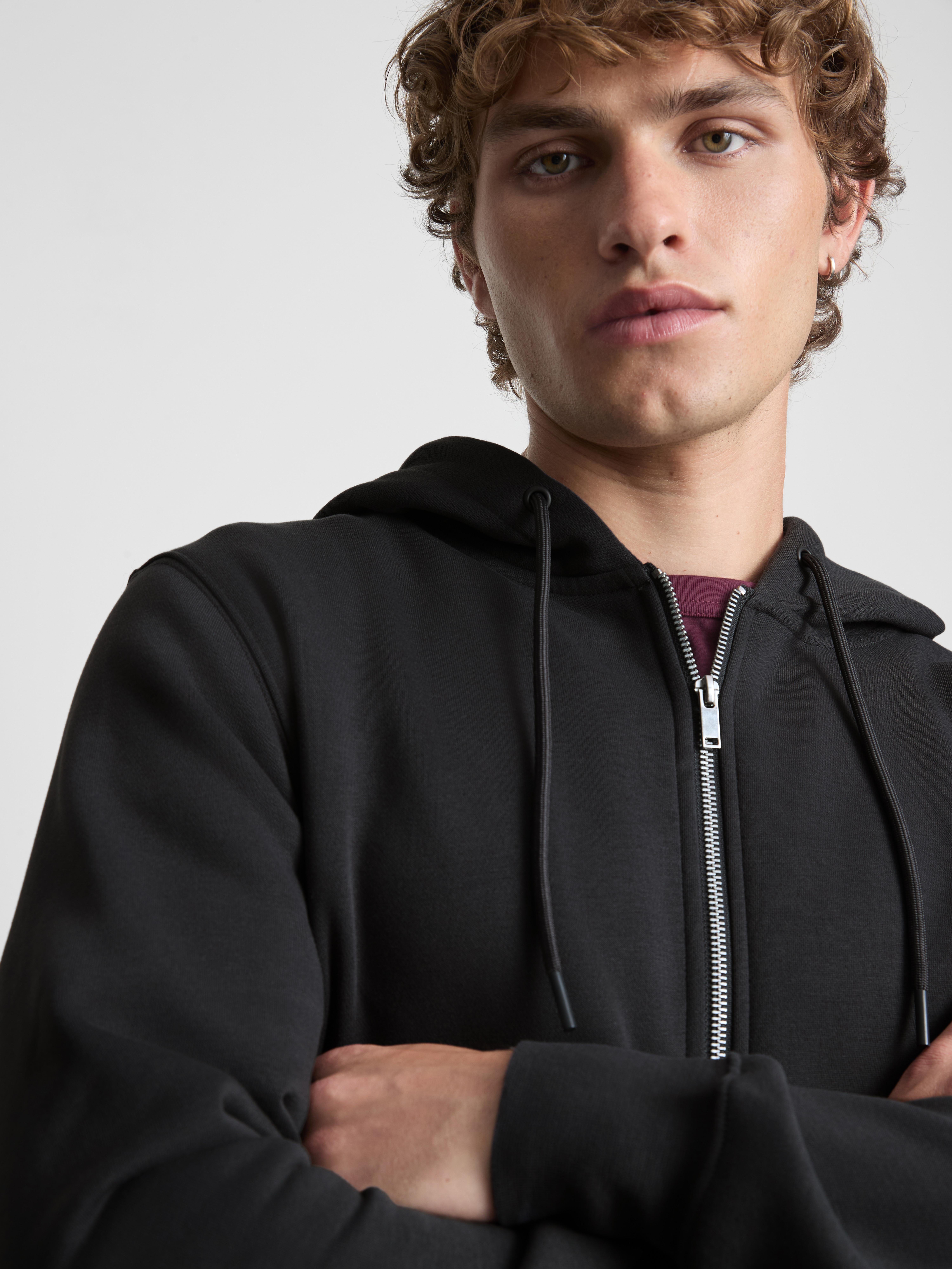 Zip Hoodie - Charcoal