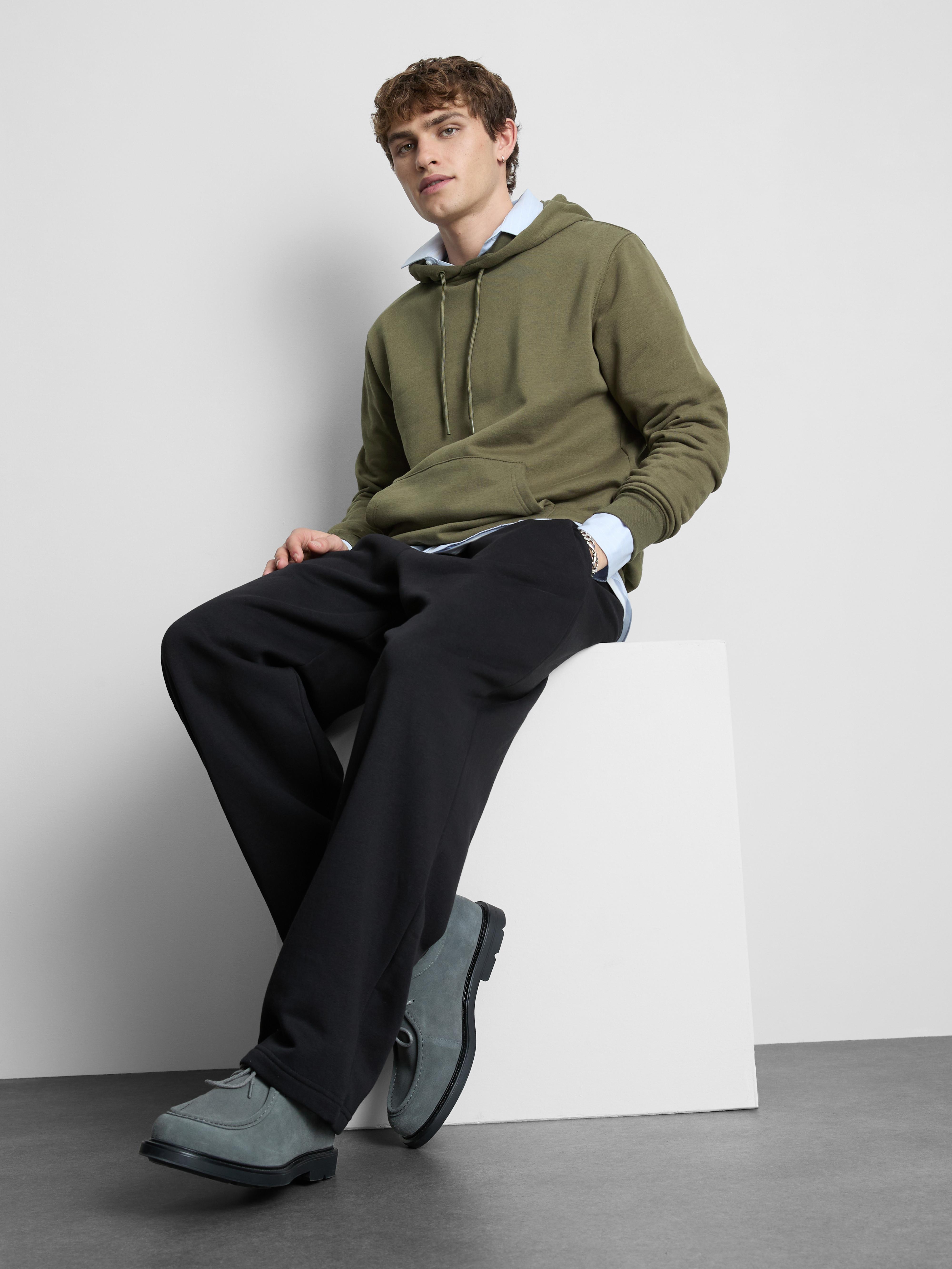 Drawstring Hoodie - Olive