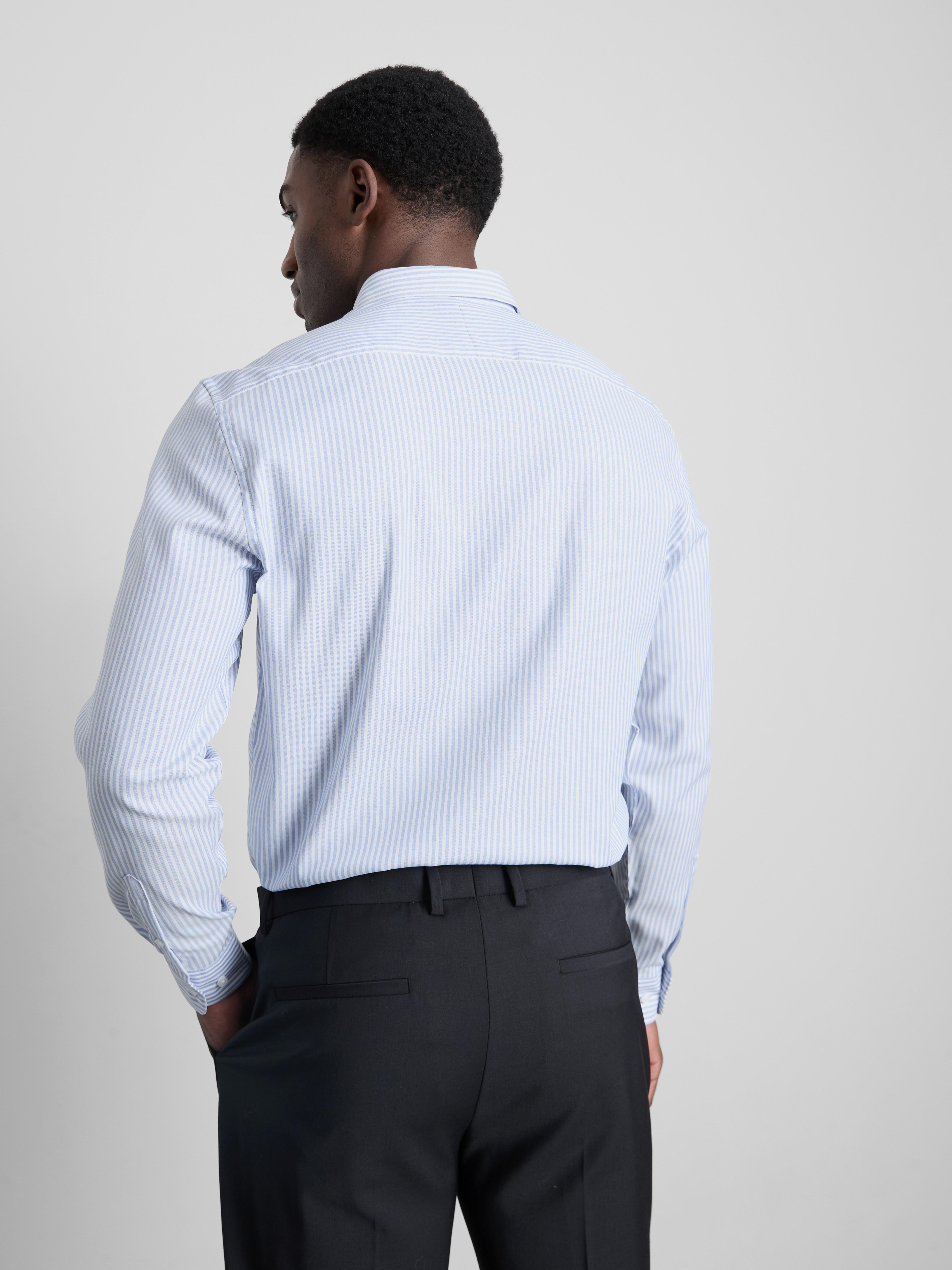 Stripe Formal Shirt - Blue