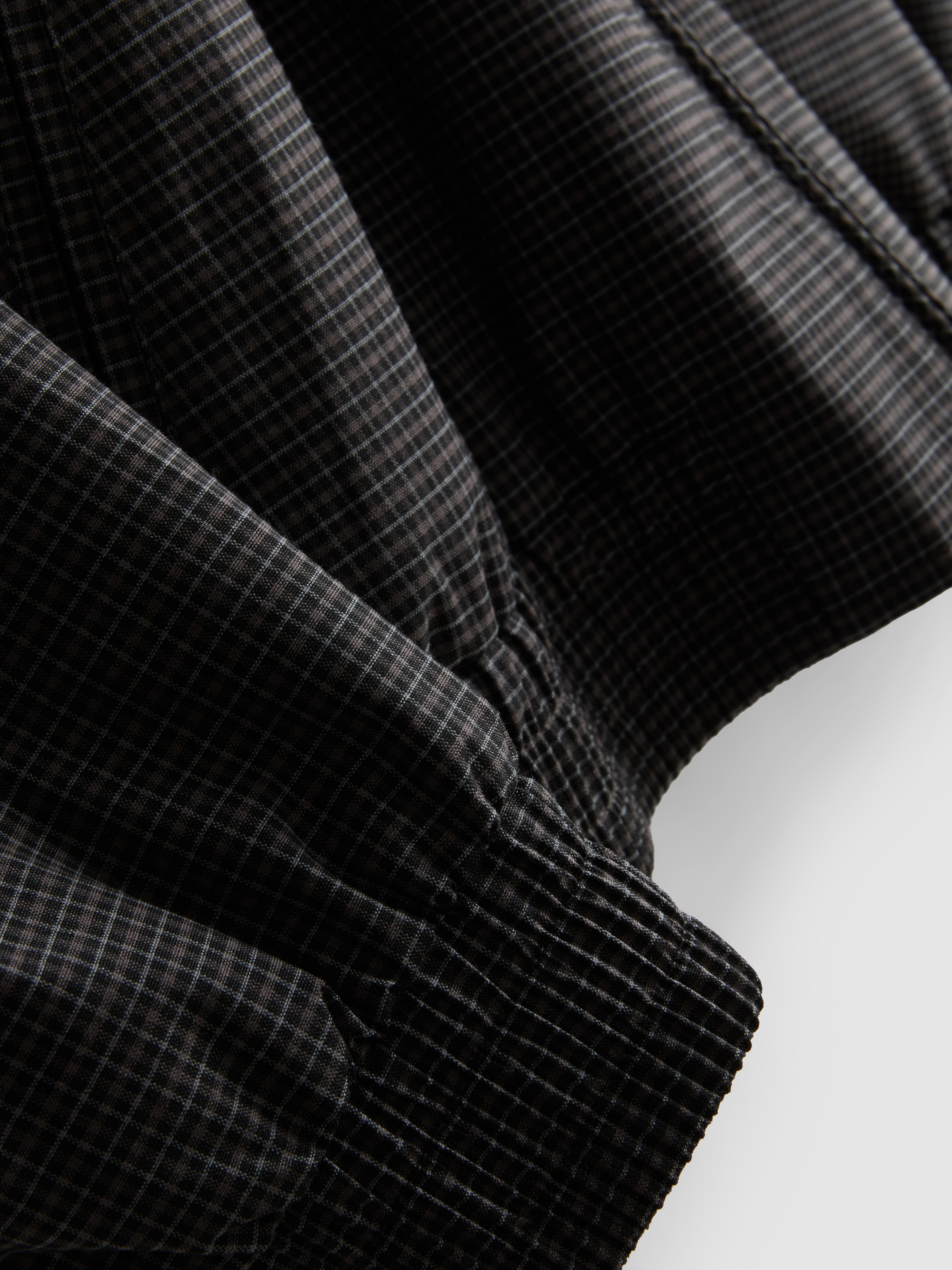 Plaid Harrington Jacket - Black