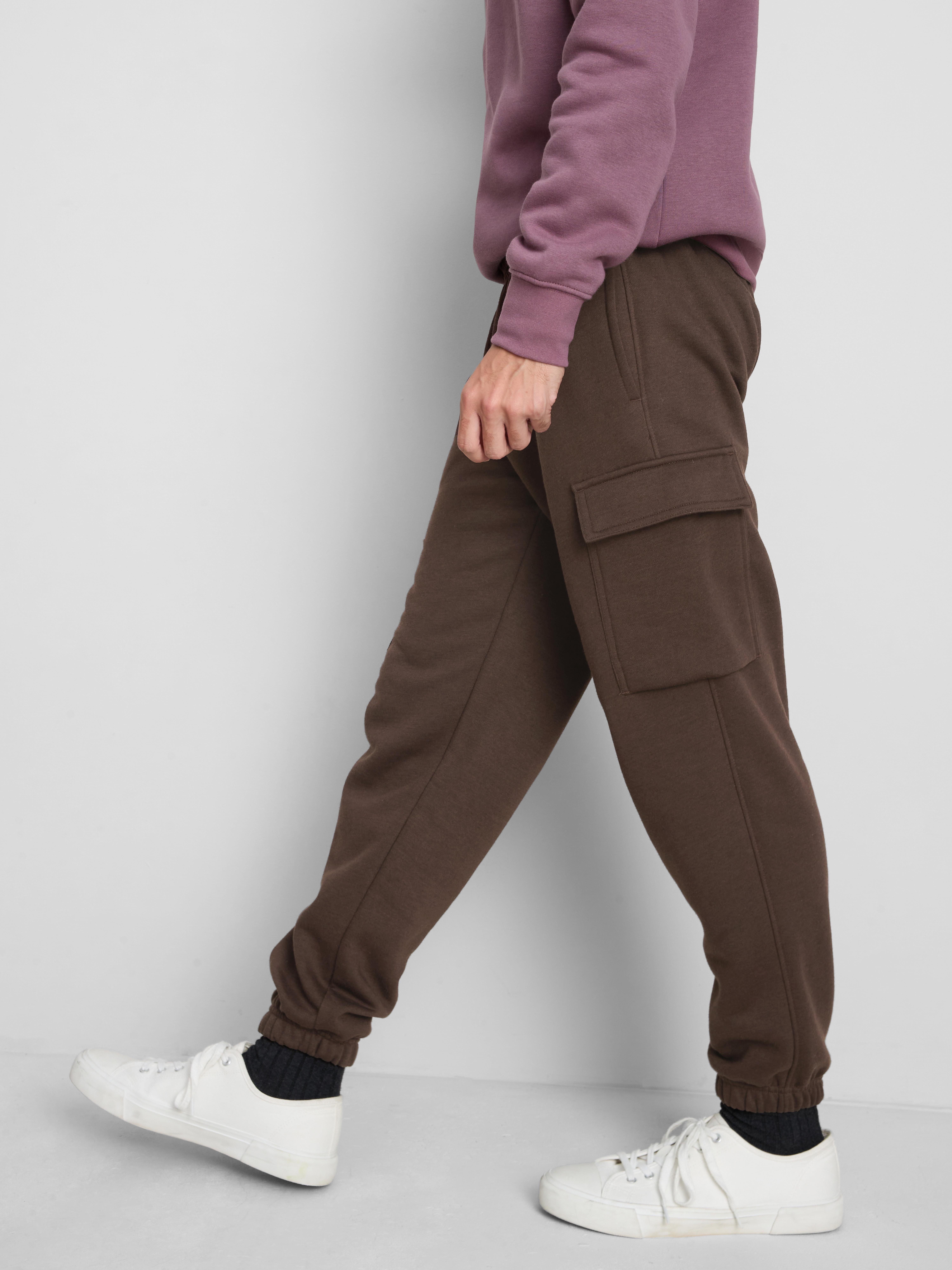 Essential Cargo Joggers - Brown
