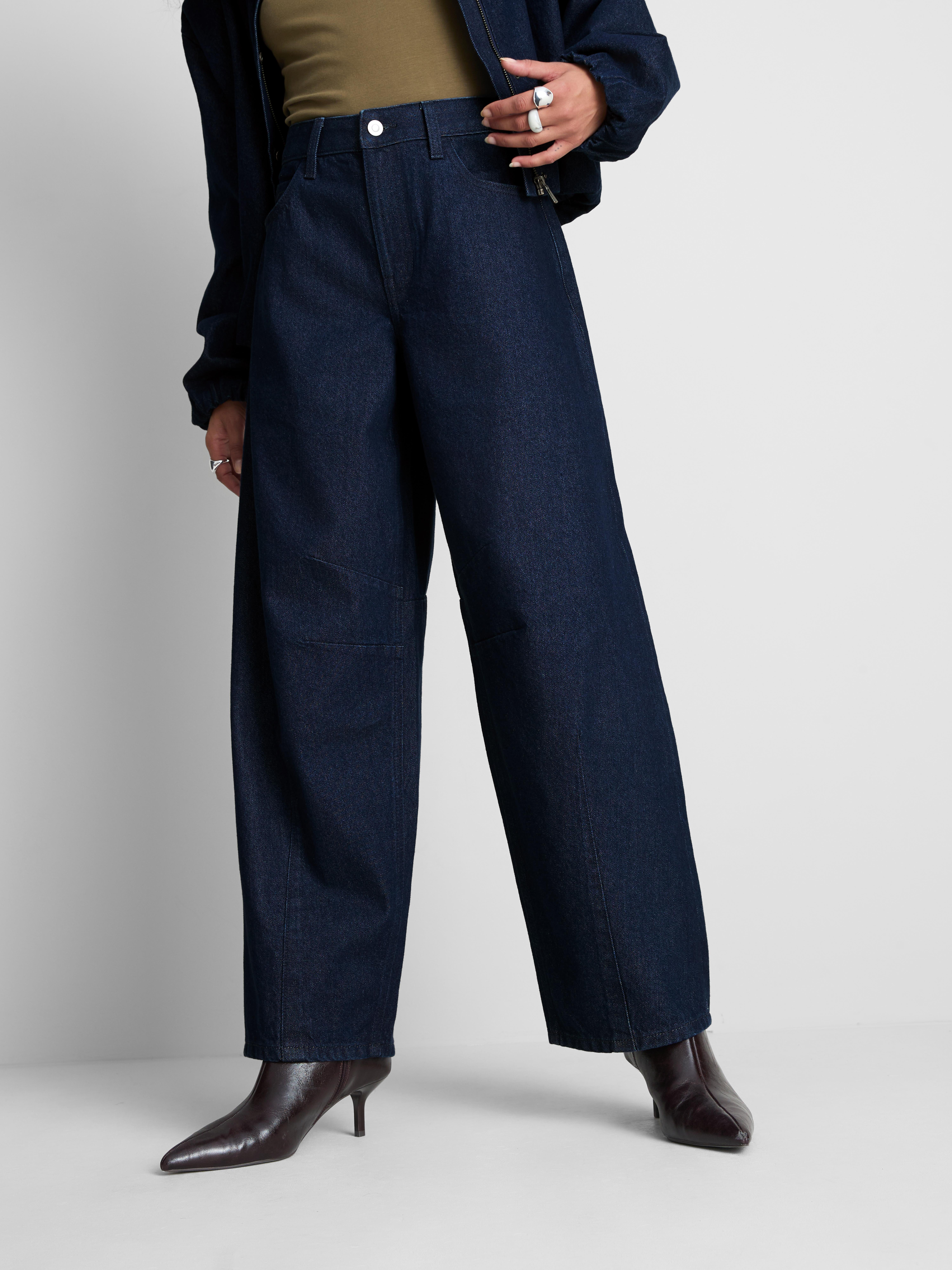 Paula Echevarría Curve Baggy Jeans - Indigo