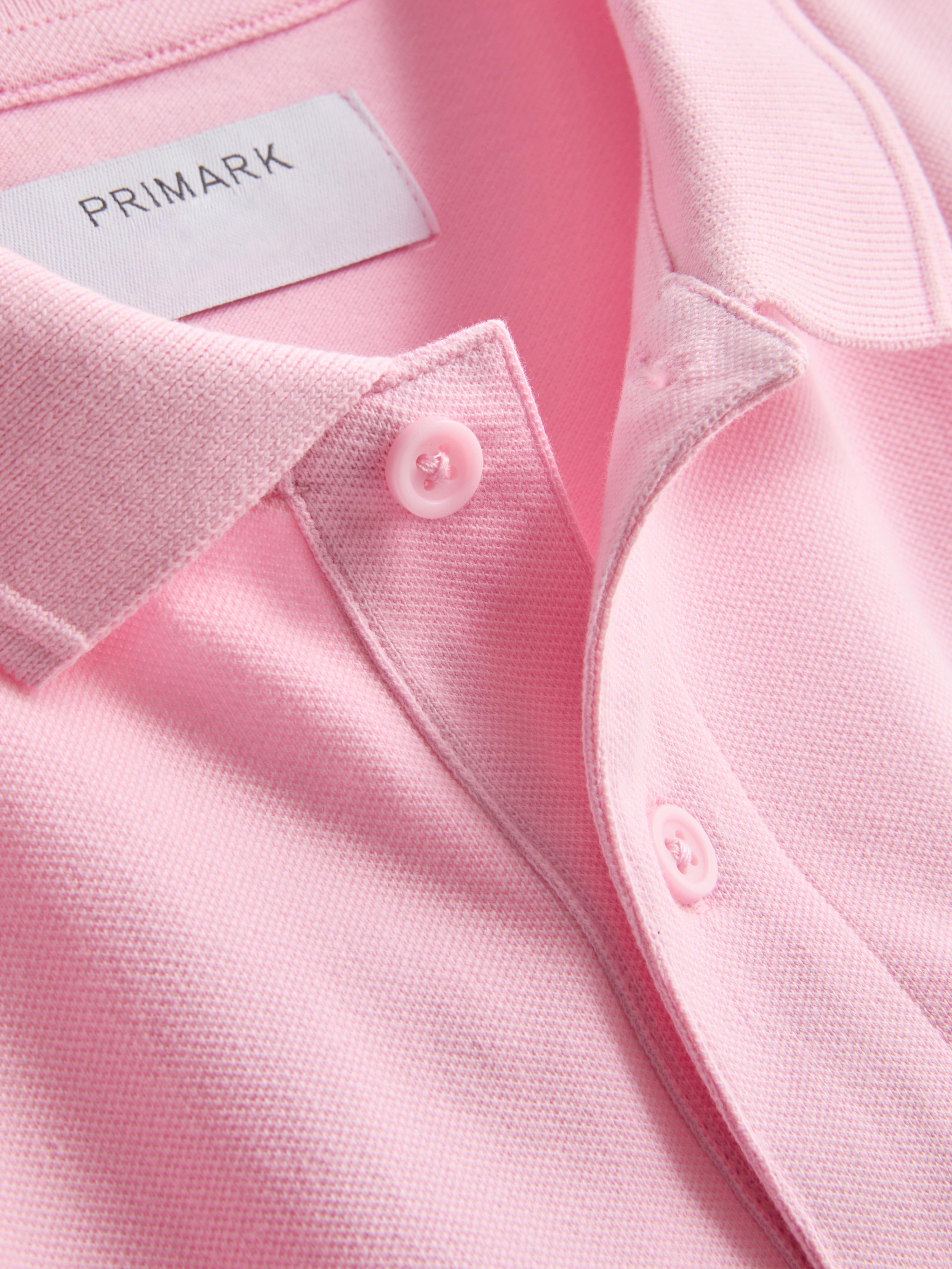 Short-Sleeve Polo Shirt - Pink