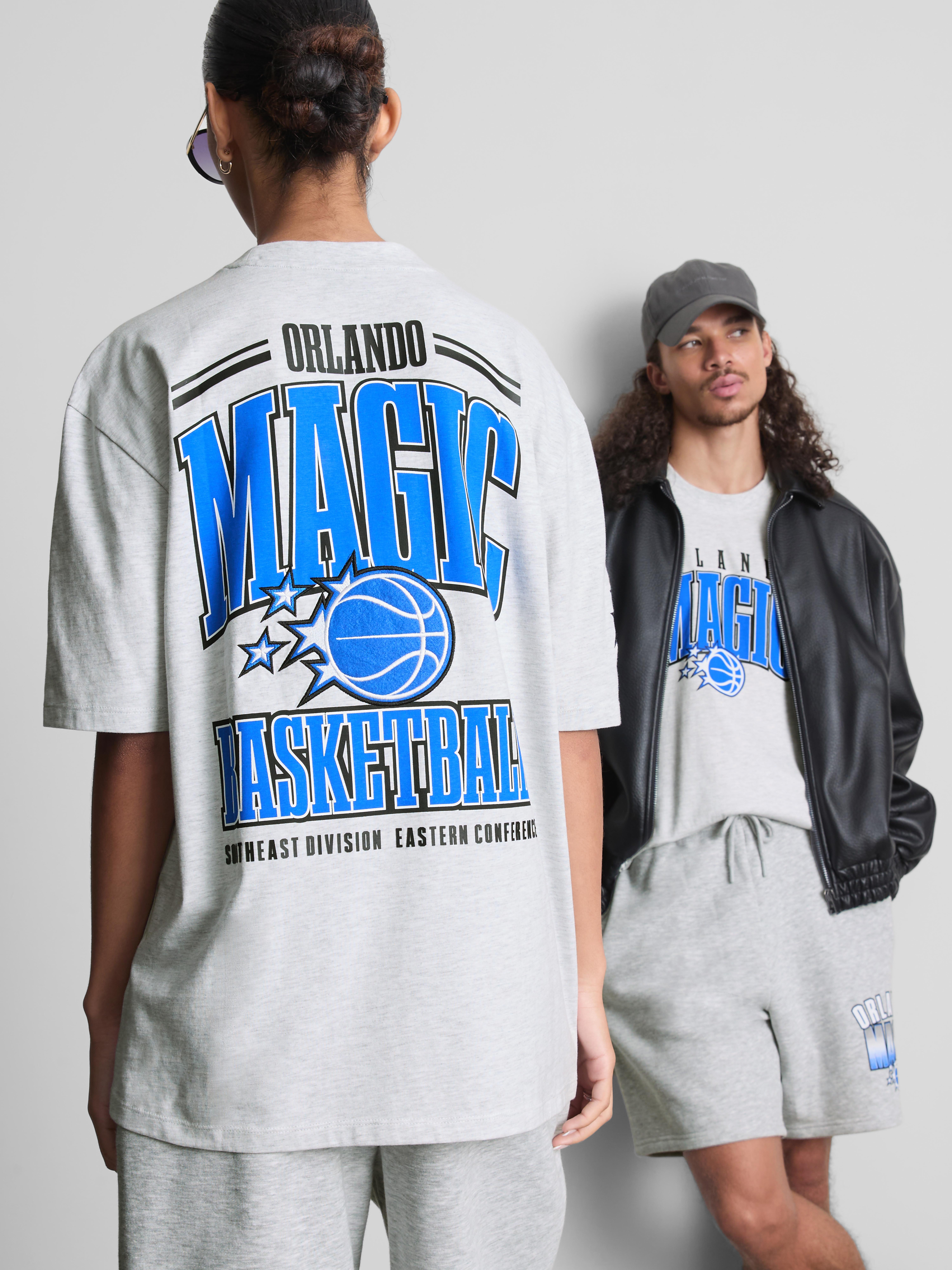 NBA Orlando Magic Pure Cotton Graphic T-Shirt - Gray Heather