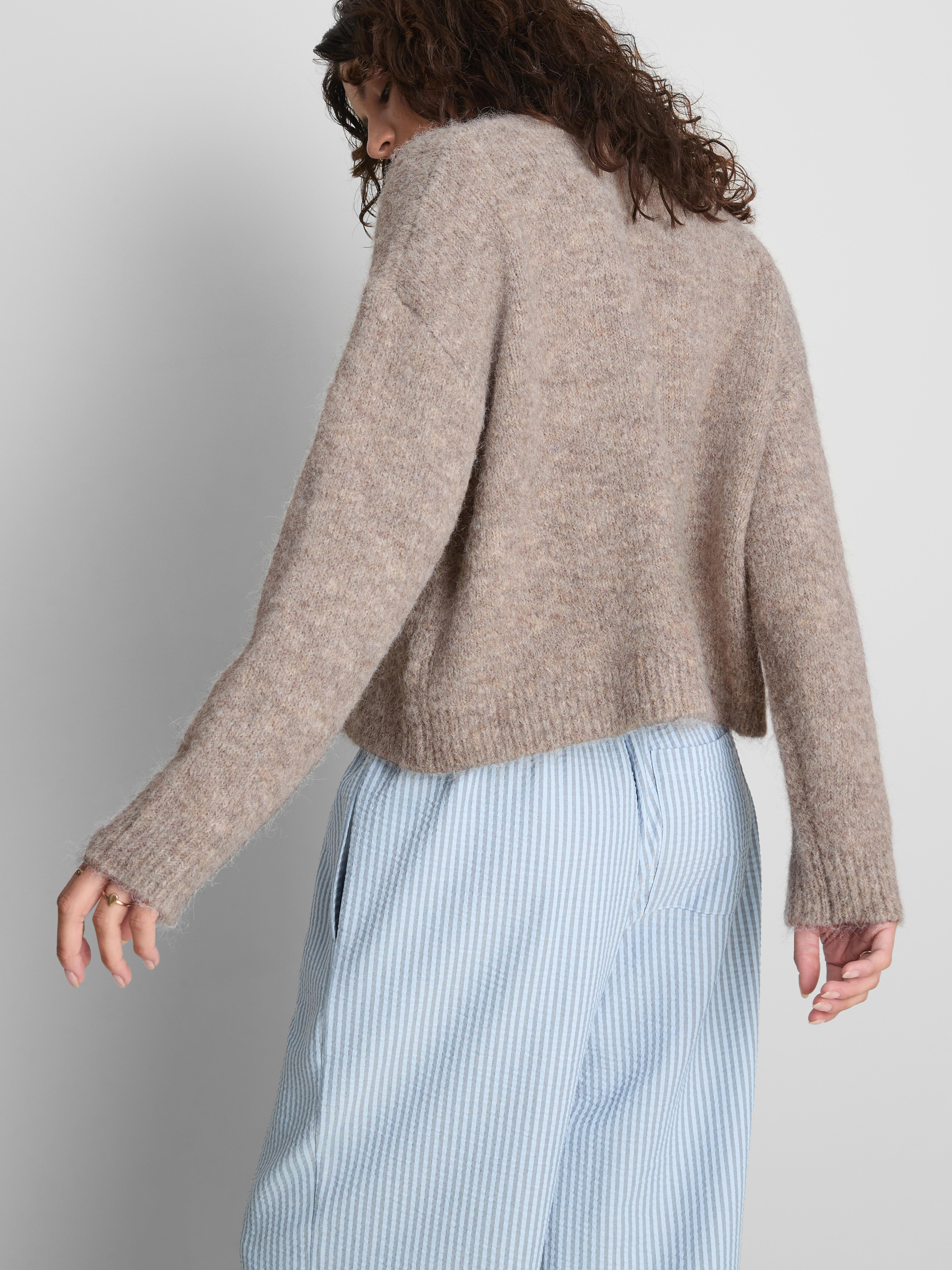 The Primark Scene | Boxy Knitted Cardigan - Taupe