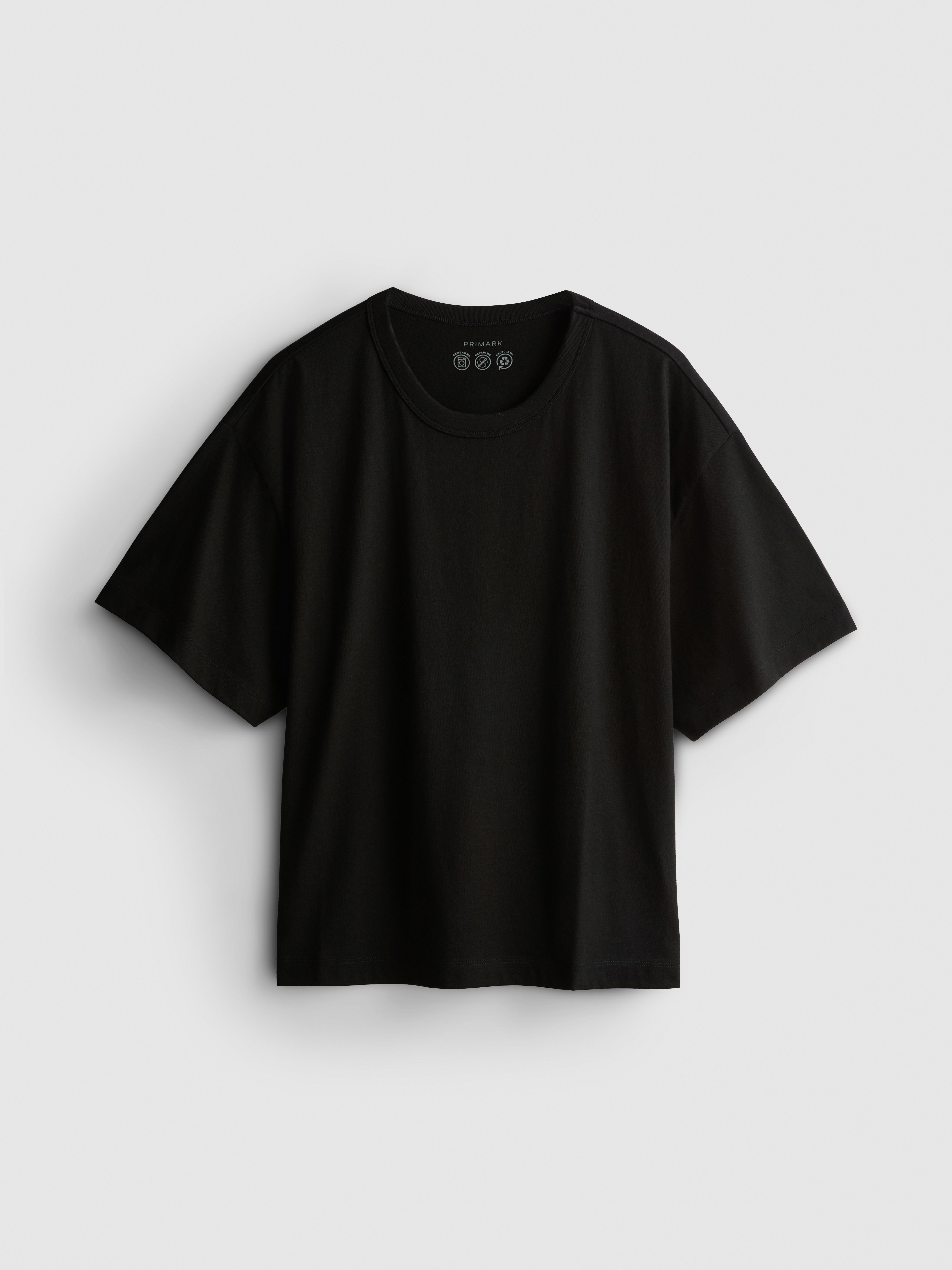 Boxy Fit T-Shirt - Black