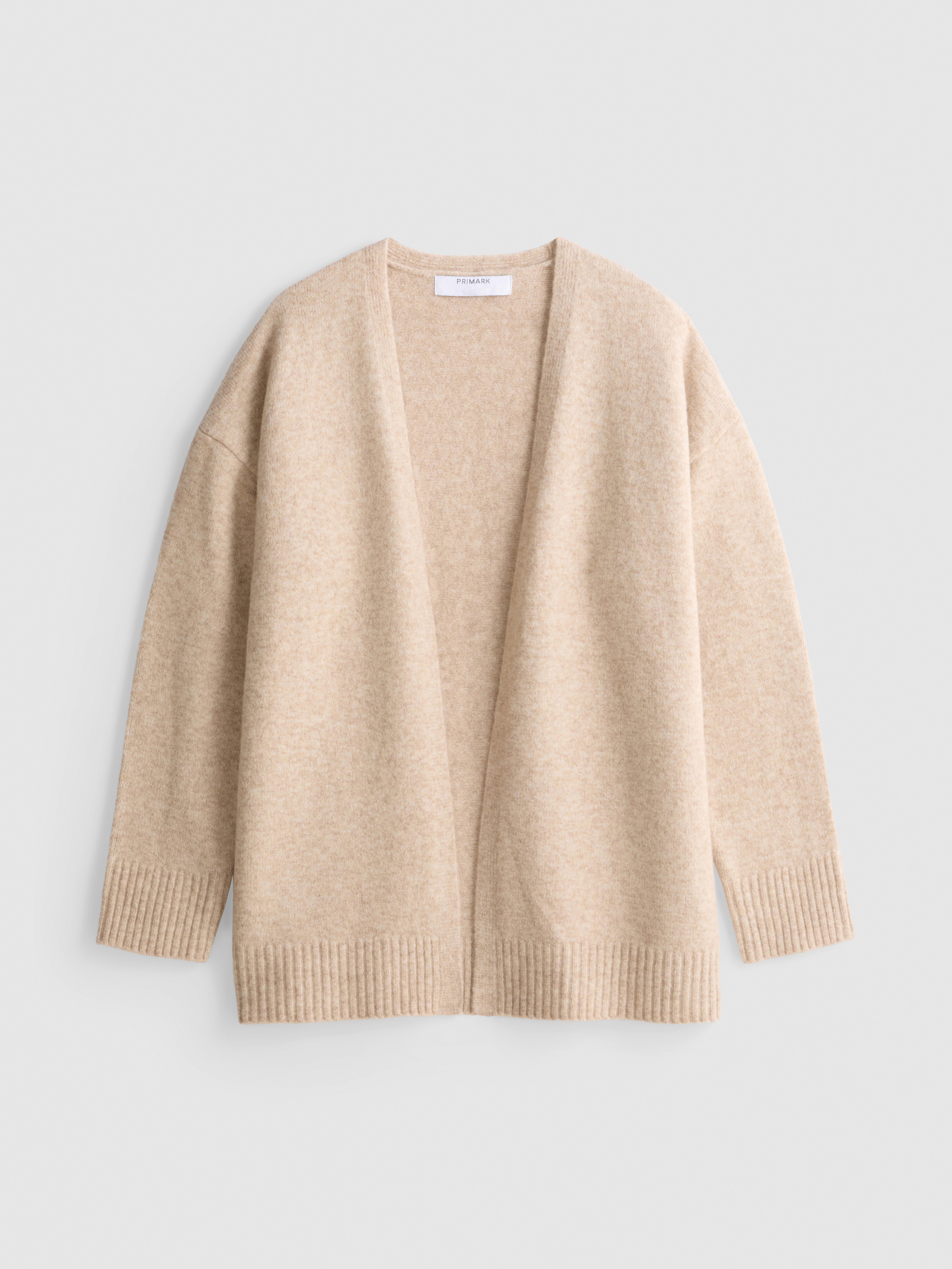 Classic Relaxed Knitted Cardigan - Oatmeal