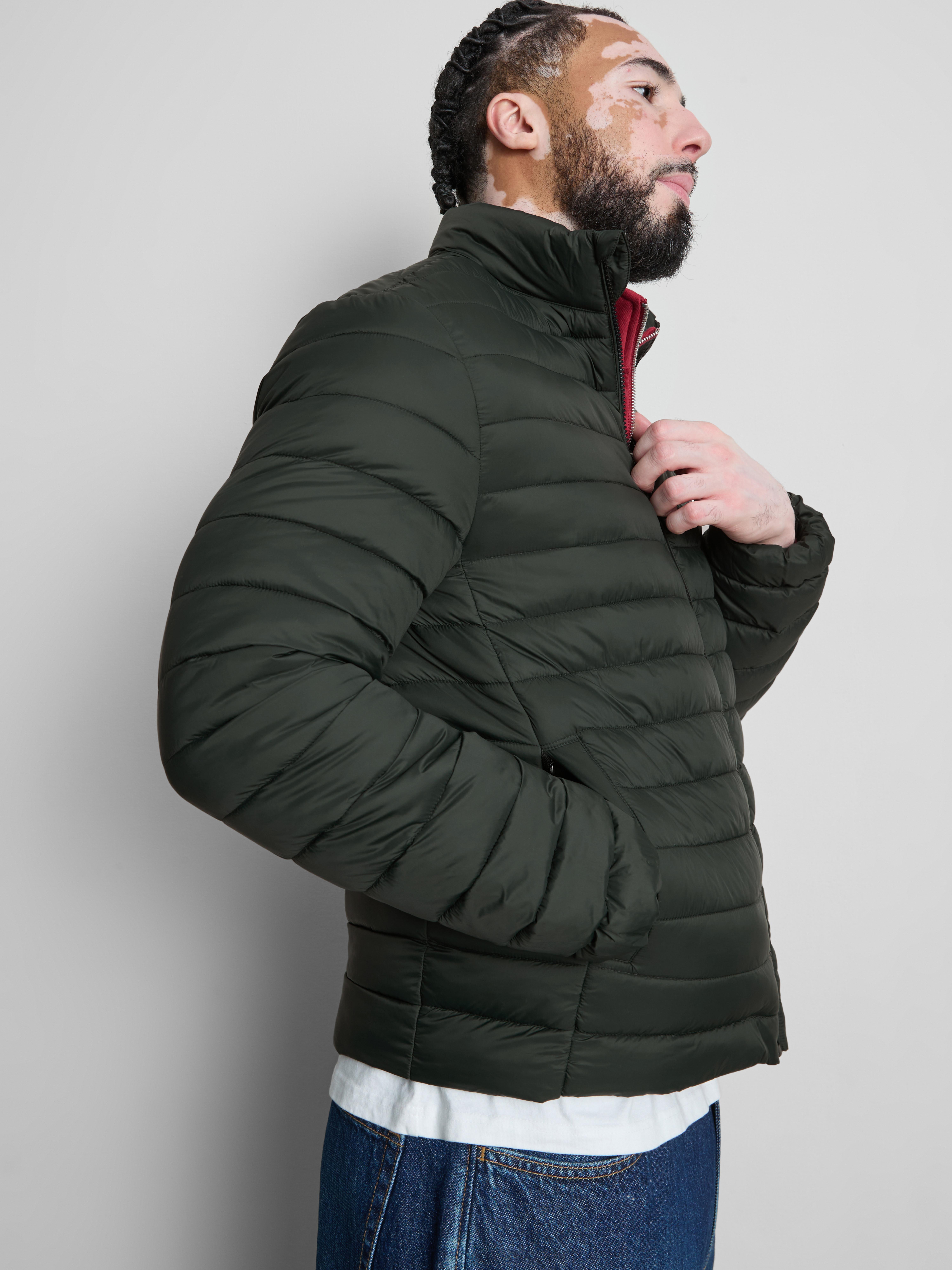 Padded Puffer Jacket - Green