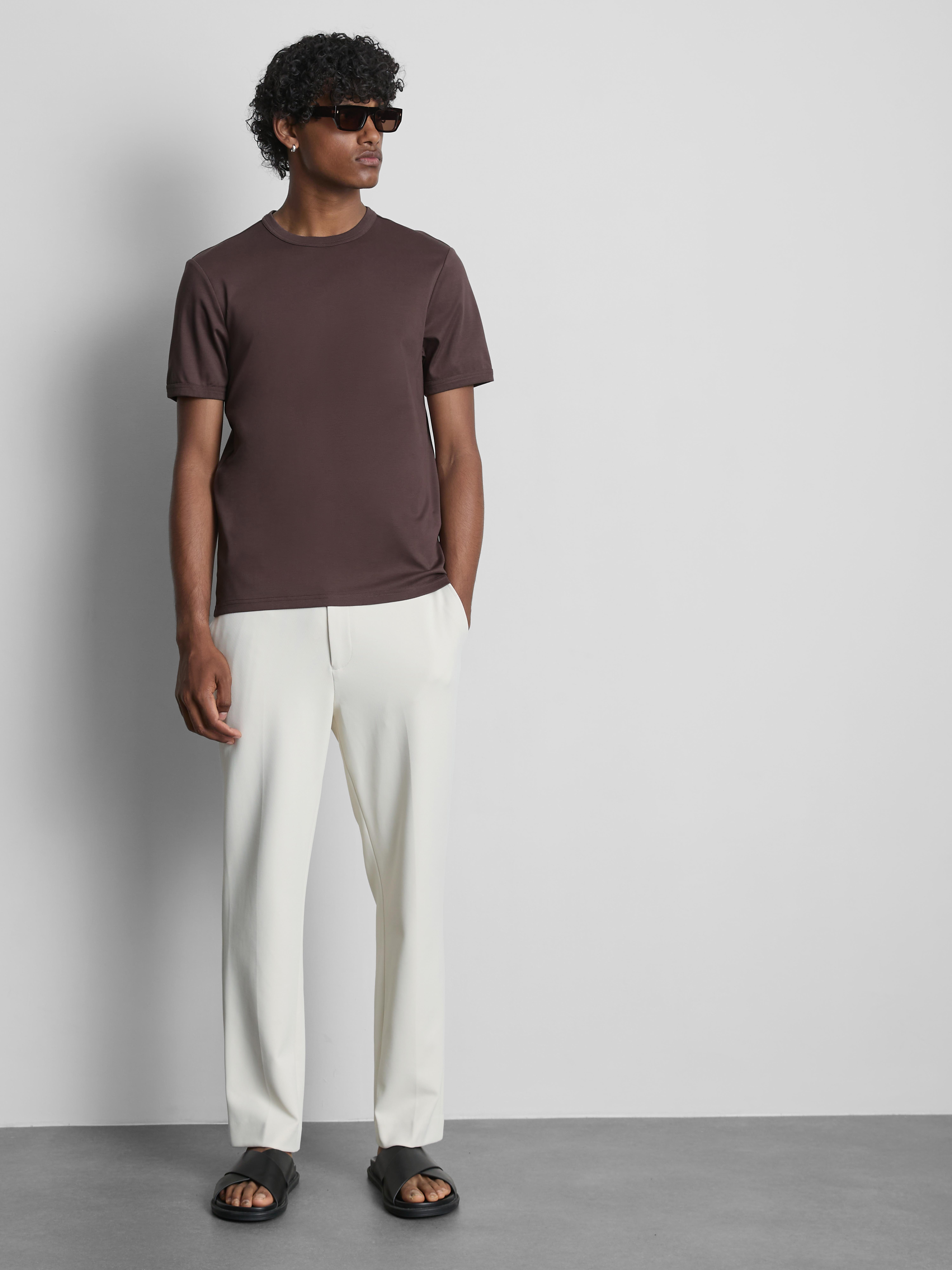 The Edit Slim-Fit Cotton T-Shirt - Light Purple