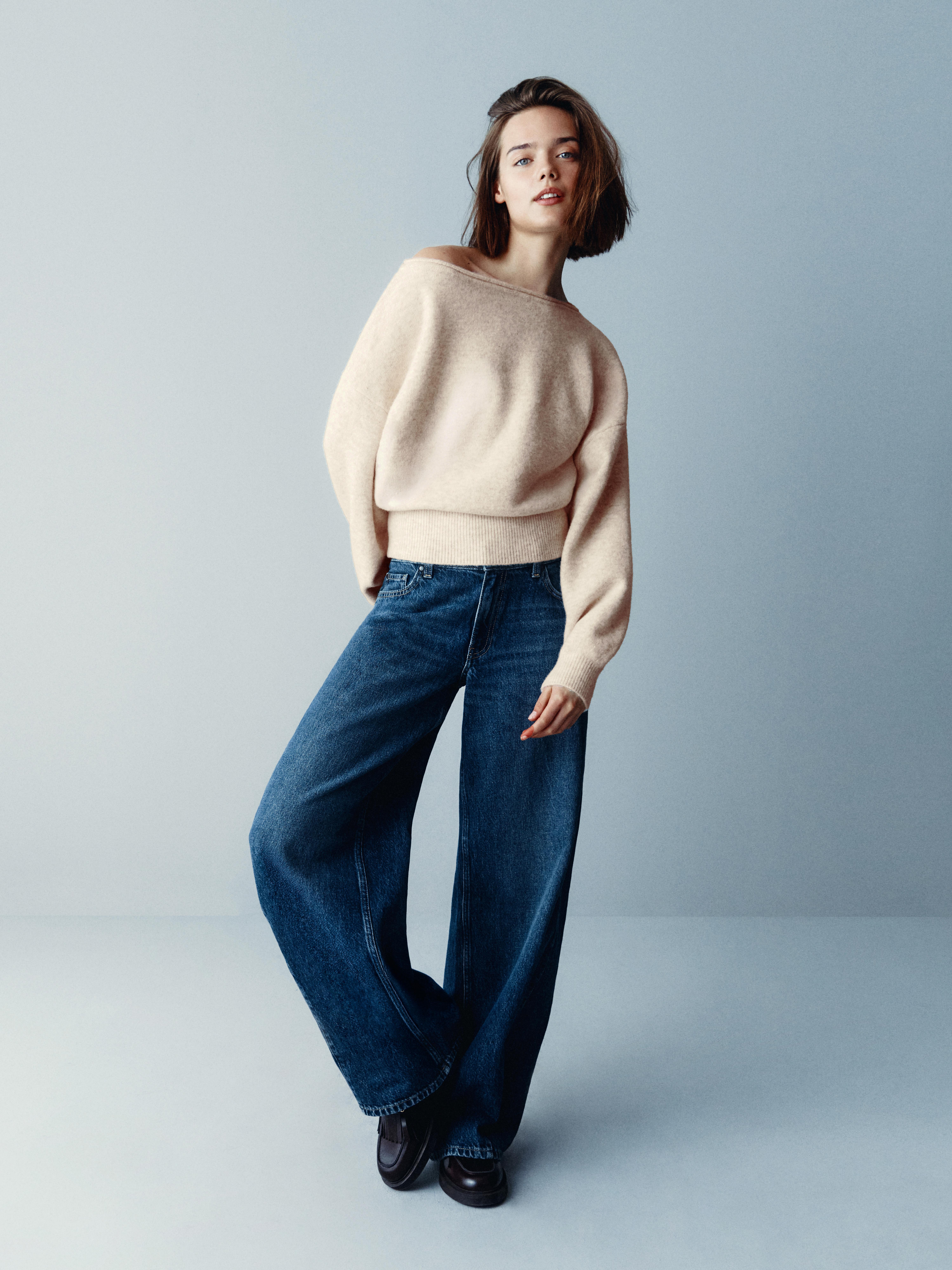 The Primark Scene | Off The Shoulder Knitted Sweater - Cream