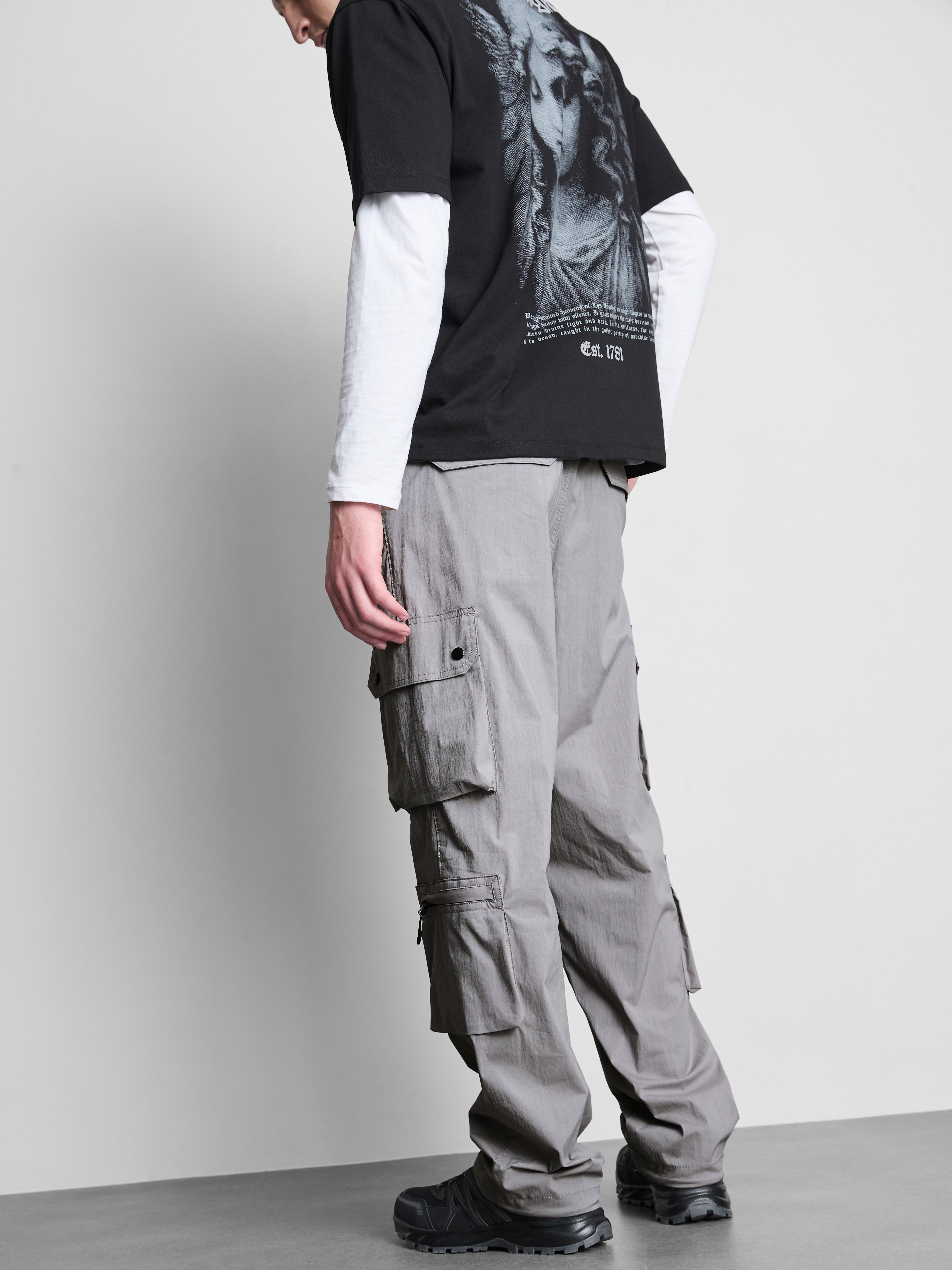Utility Cargo Pants - Gray