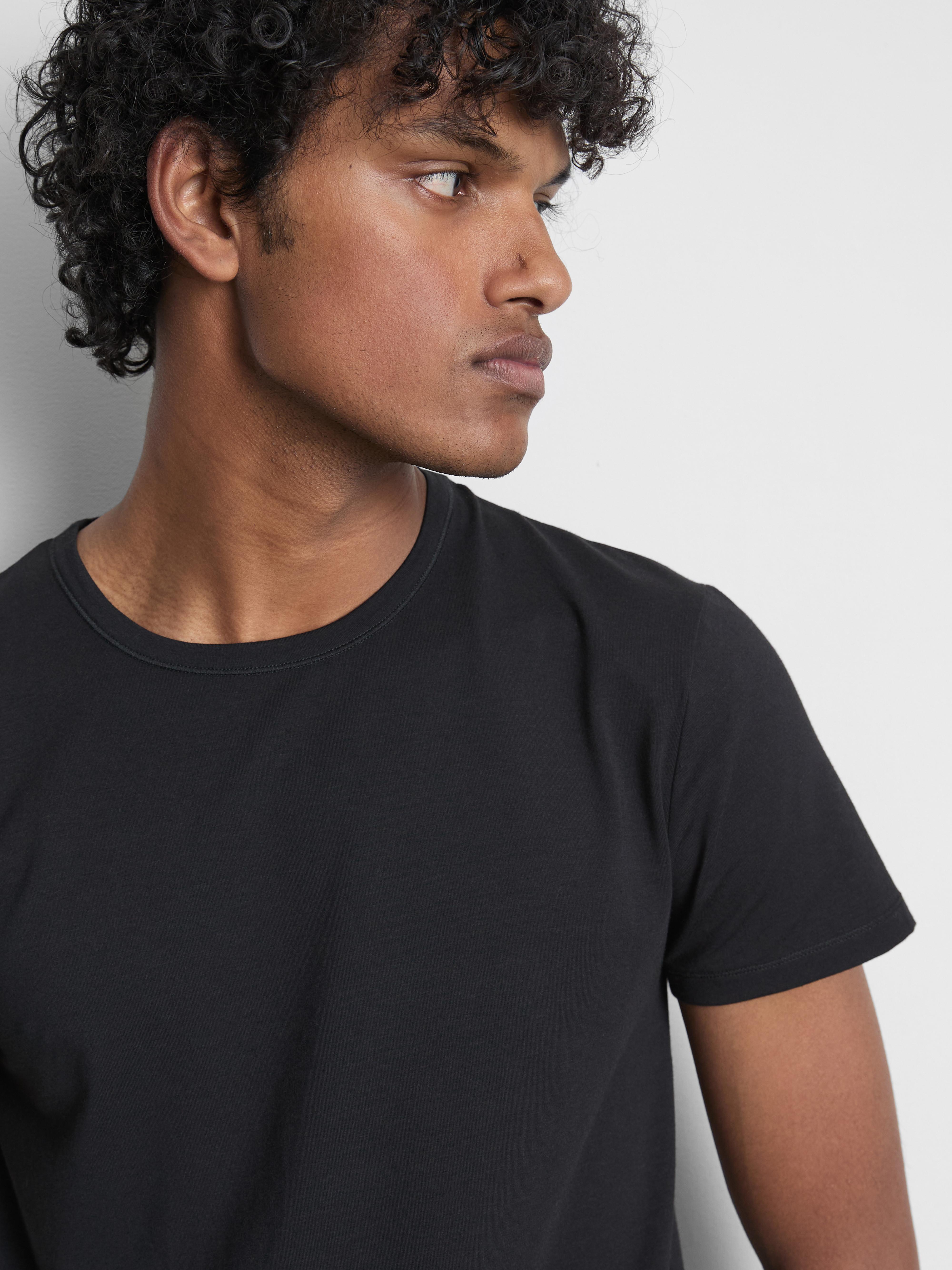 2pk Essential Short-Sleeve T-Shirt - Black