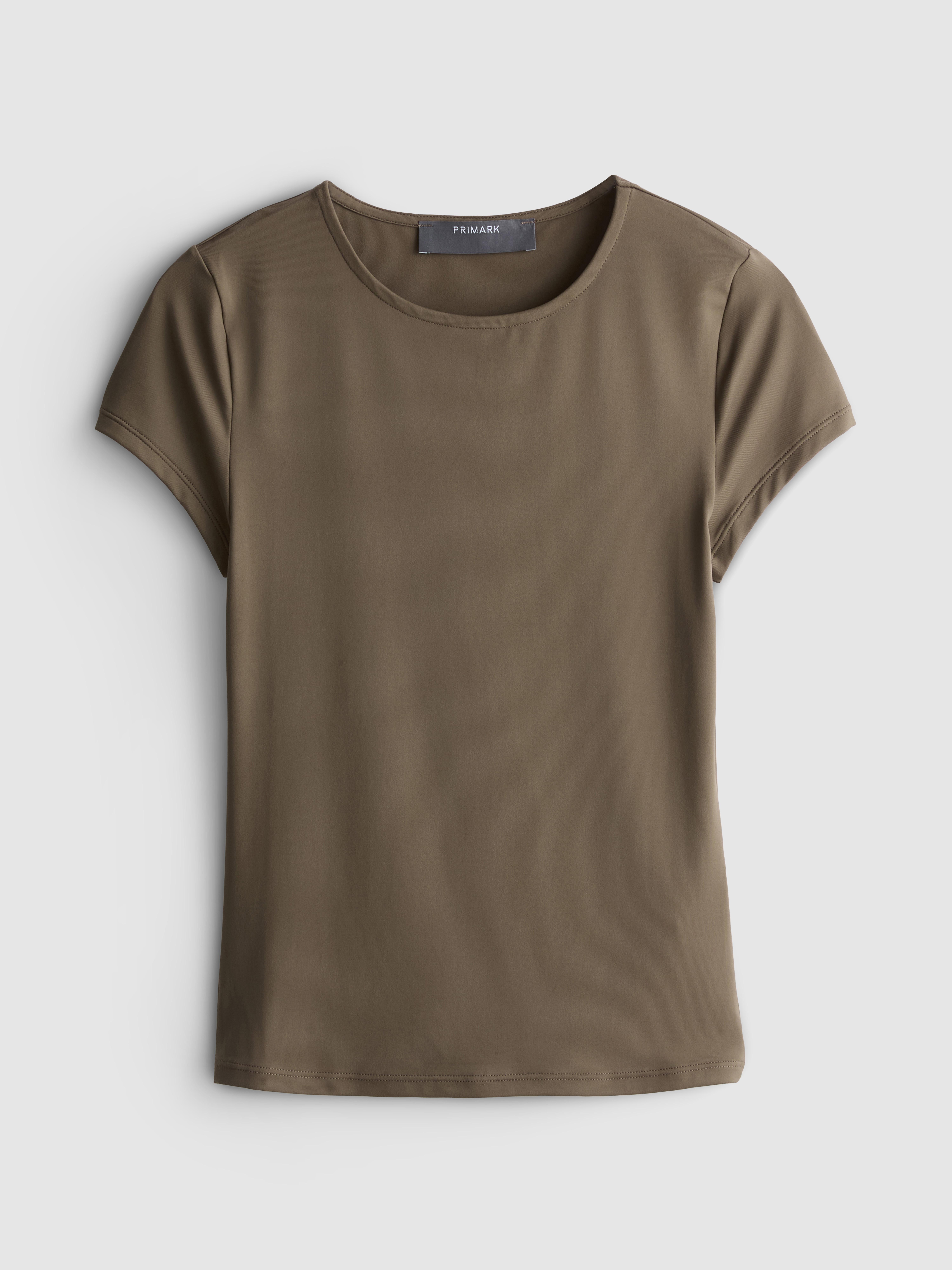 Second Skin Short Sleeve Tee - Light Brown
