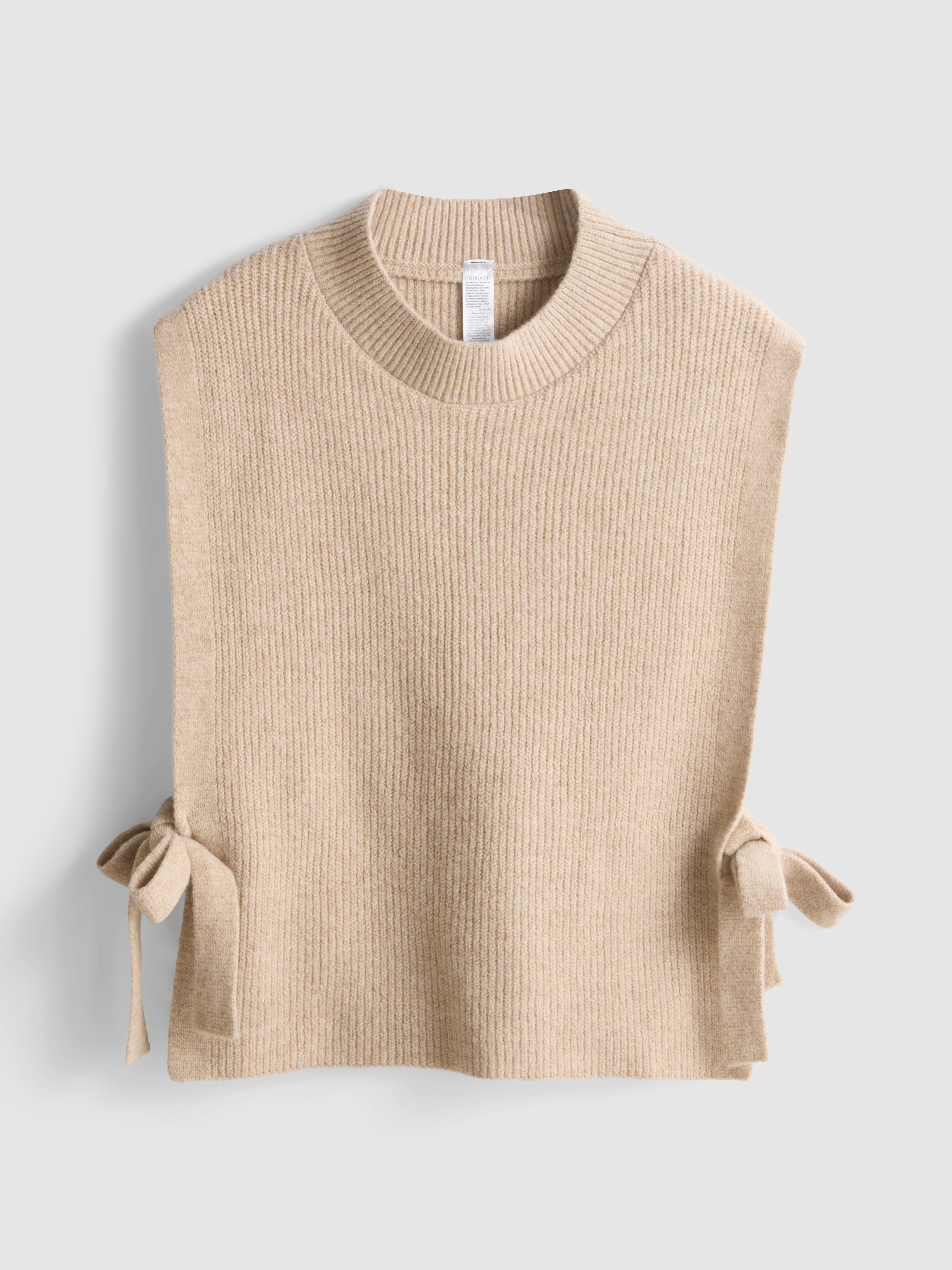 Rib-Knit Bib - Oatmeal