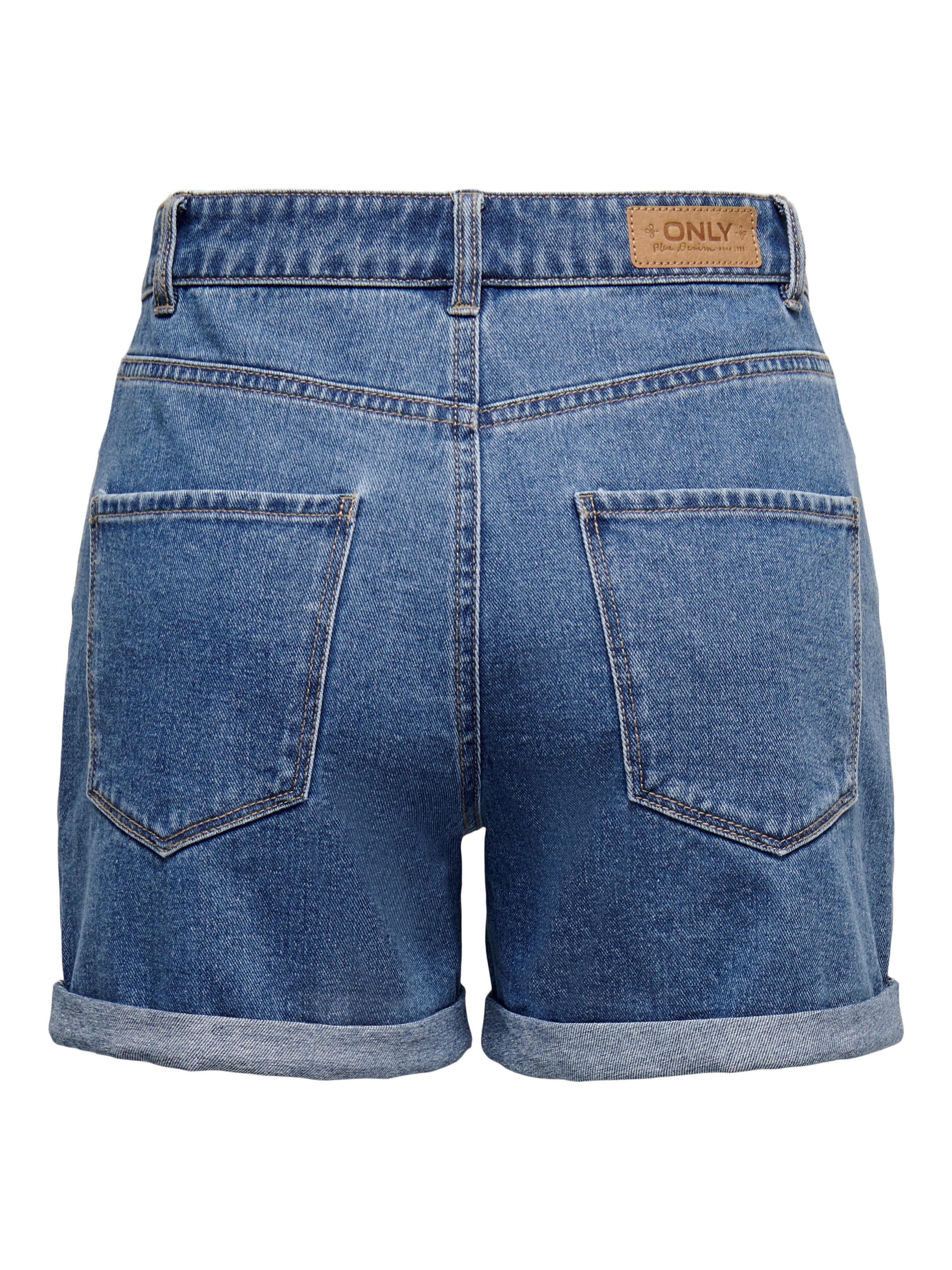 ONLVEGA High waist Regular Fit Shorts Medium Blue Denim