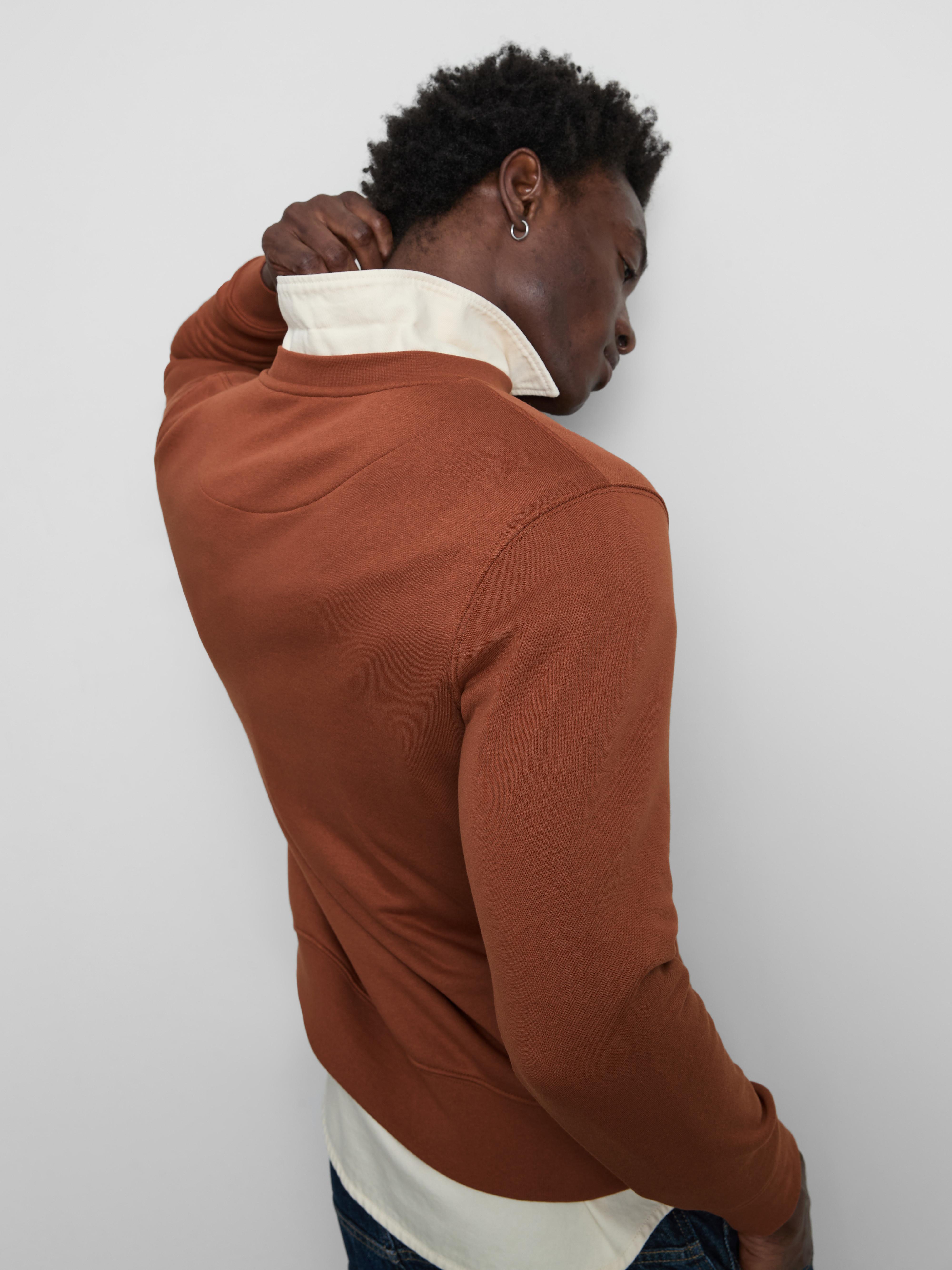 Essential Crew Sweatshirt - Burnt Orange