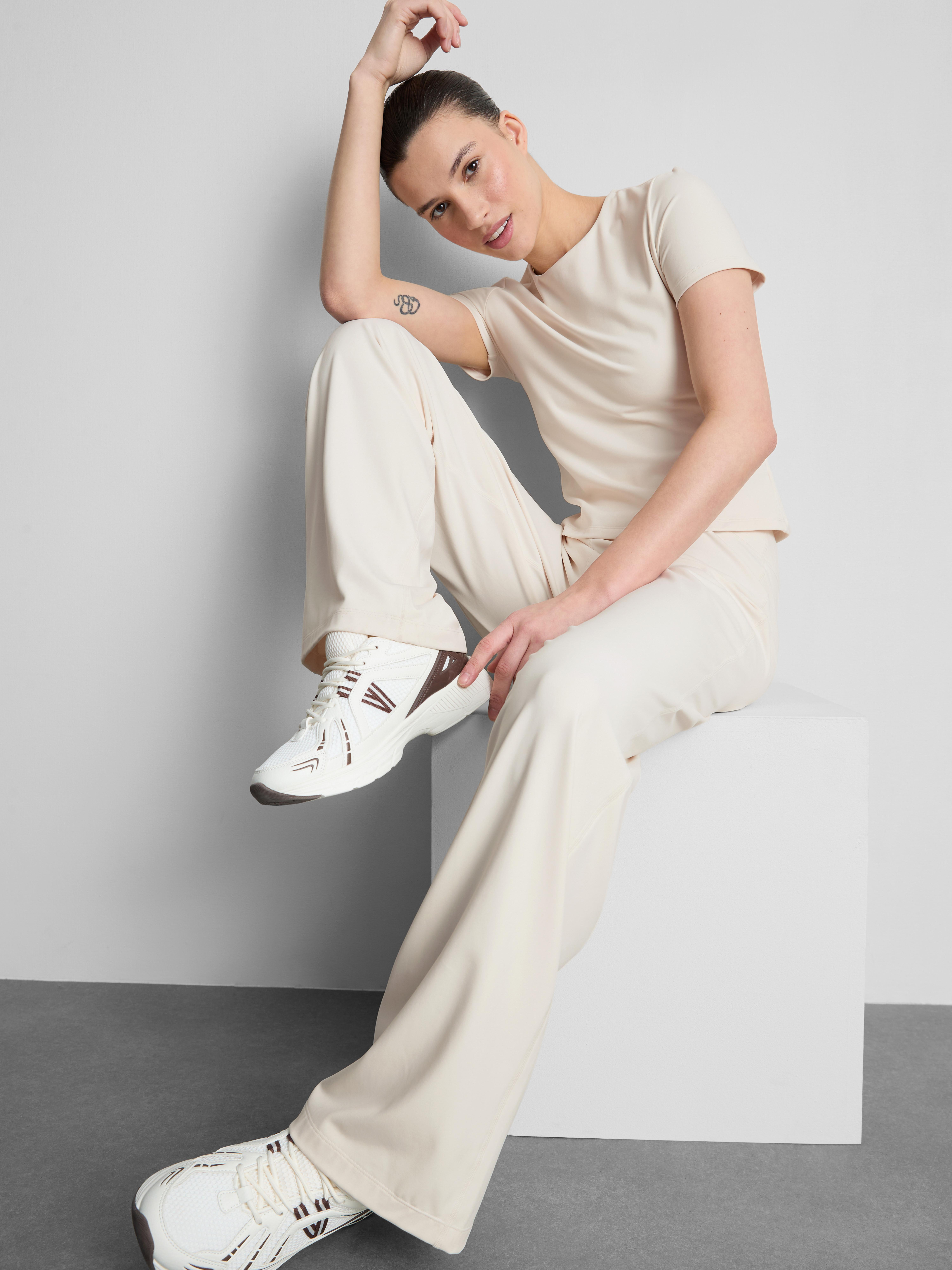 Buttery Soft Palazzo Pants - Ivory