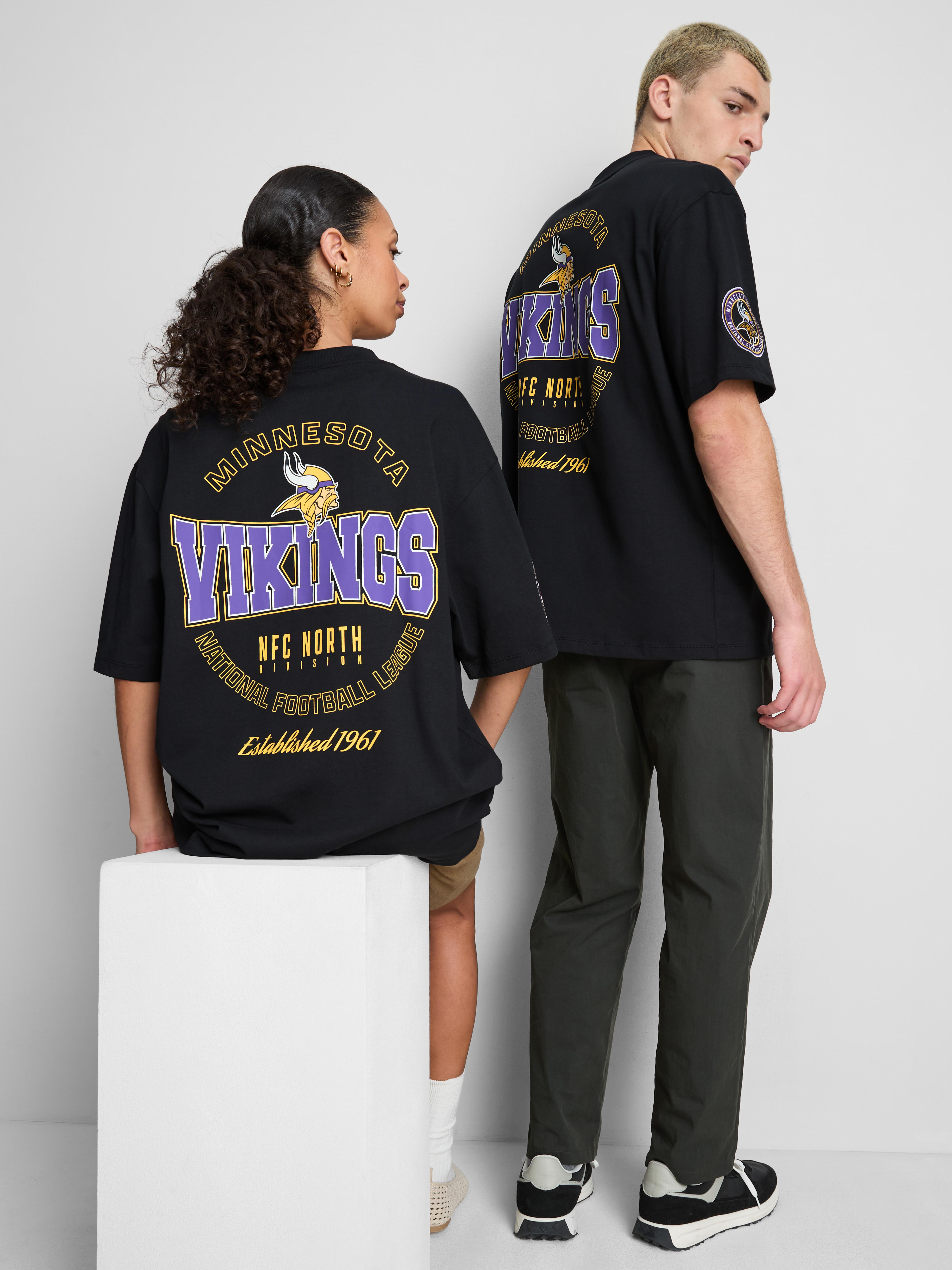 Minnesota Vikings Graphic T-Shirt - Black