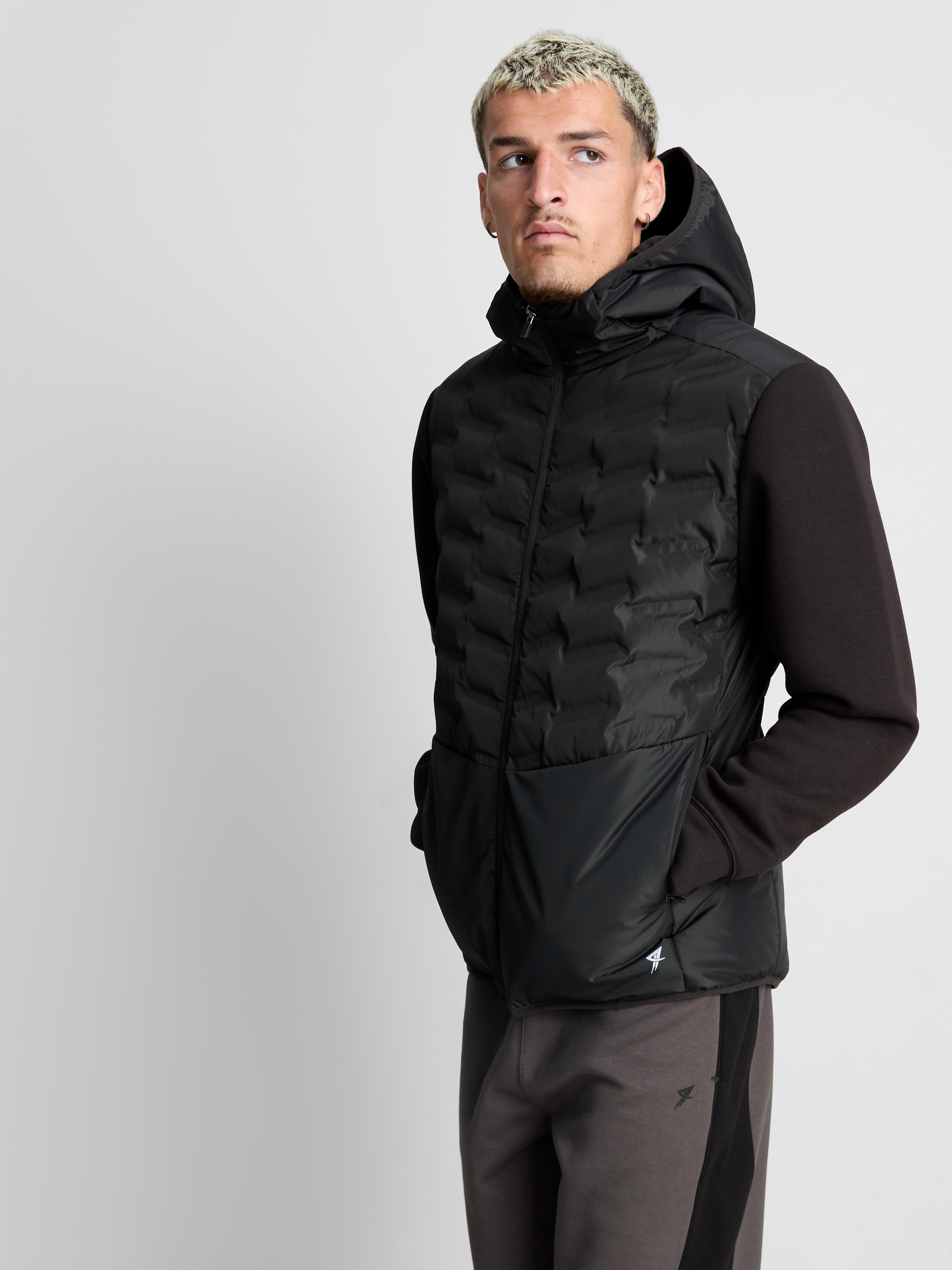 Primark Form | Hybrid Hooded Jacket - Black