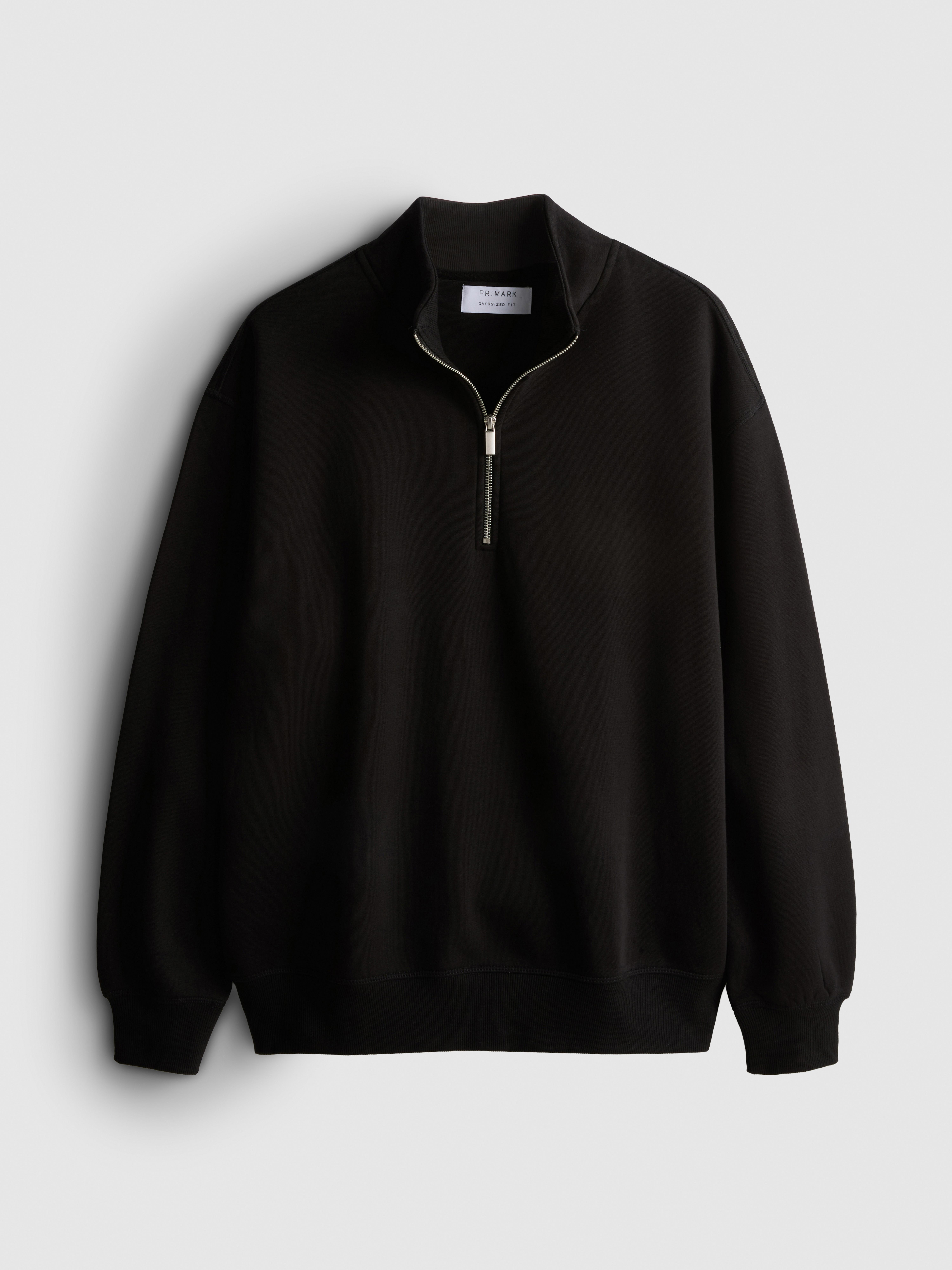 Half-Zip Sweatshirt - Black
