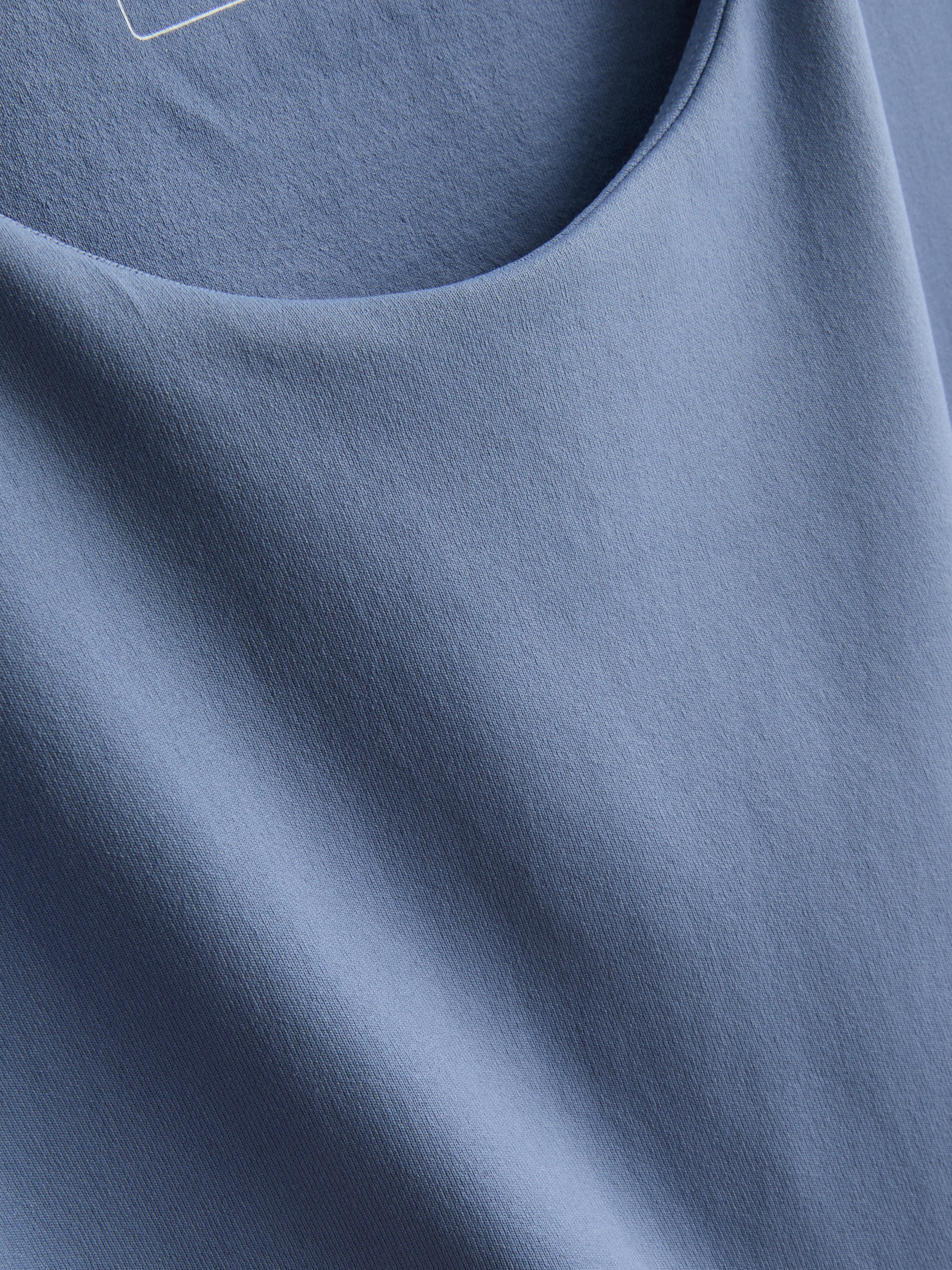 Seamless Super Soft Active Tee - Mid Blue