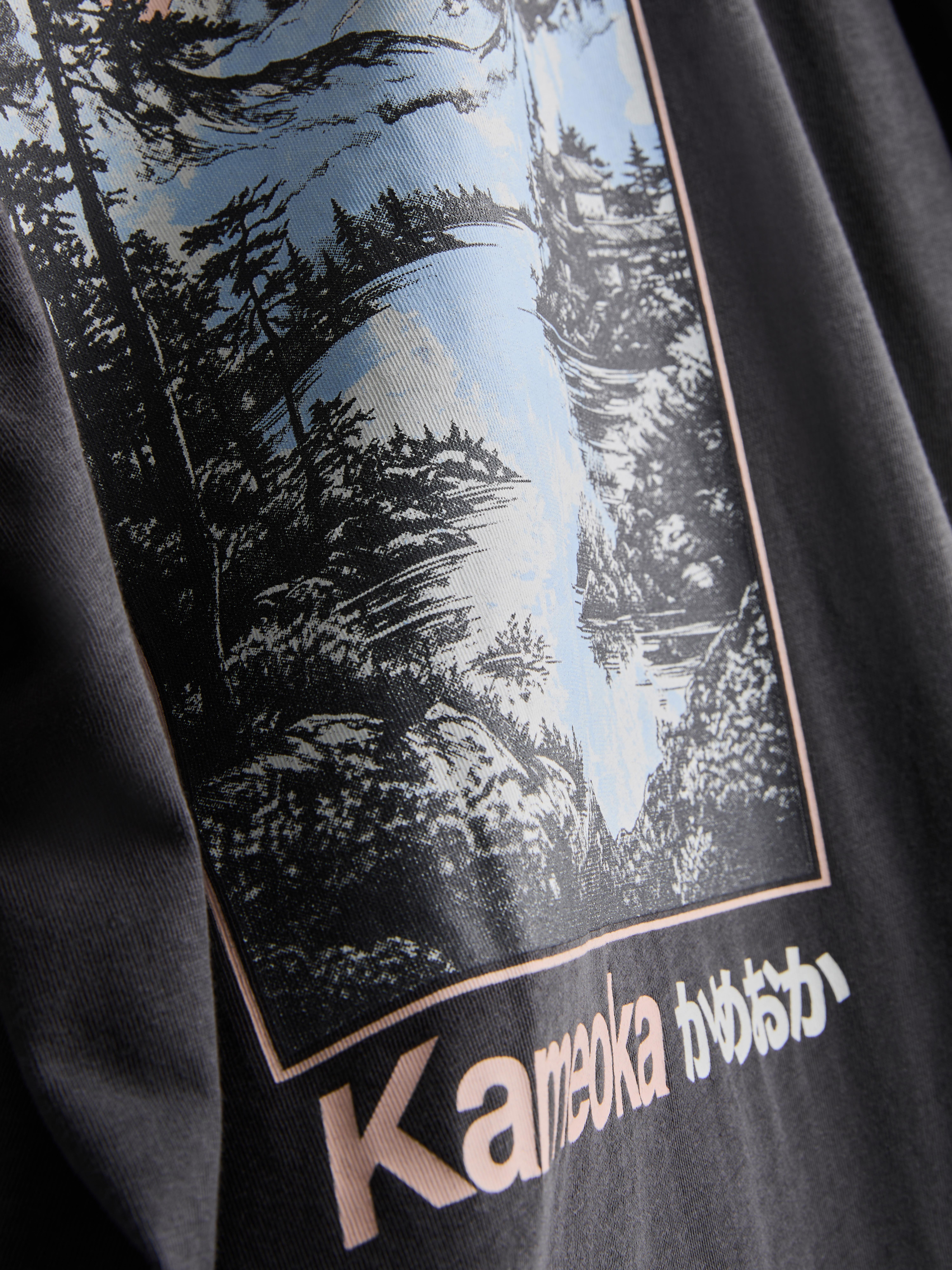 Kameoka Graphic T-Shirt - Charcoal