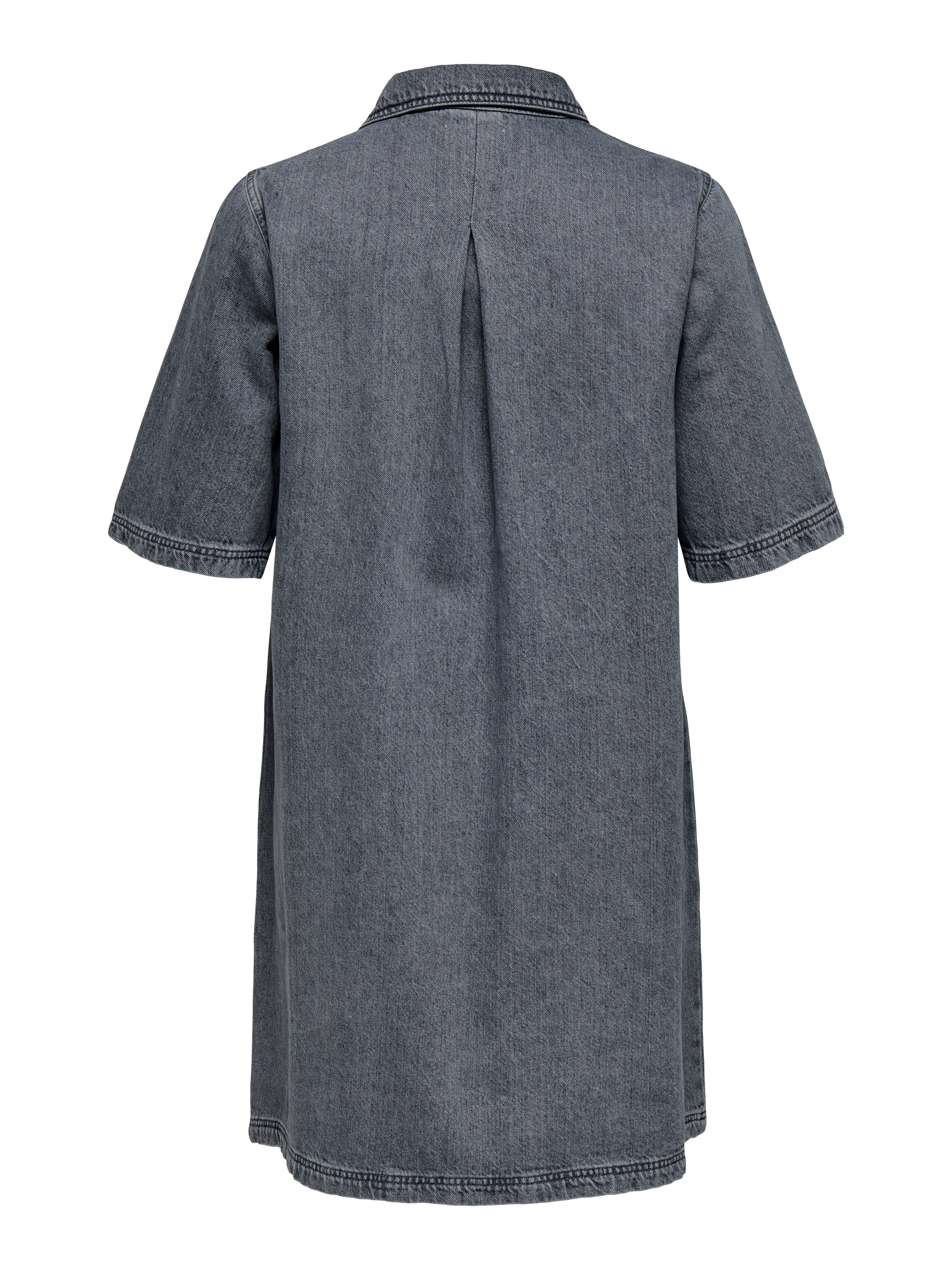 CARGRY Short dress Medium Grey Denim
