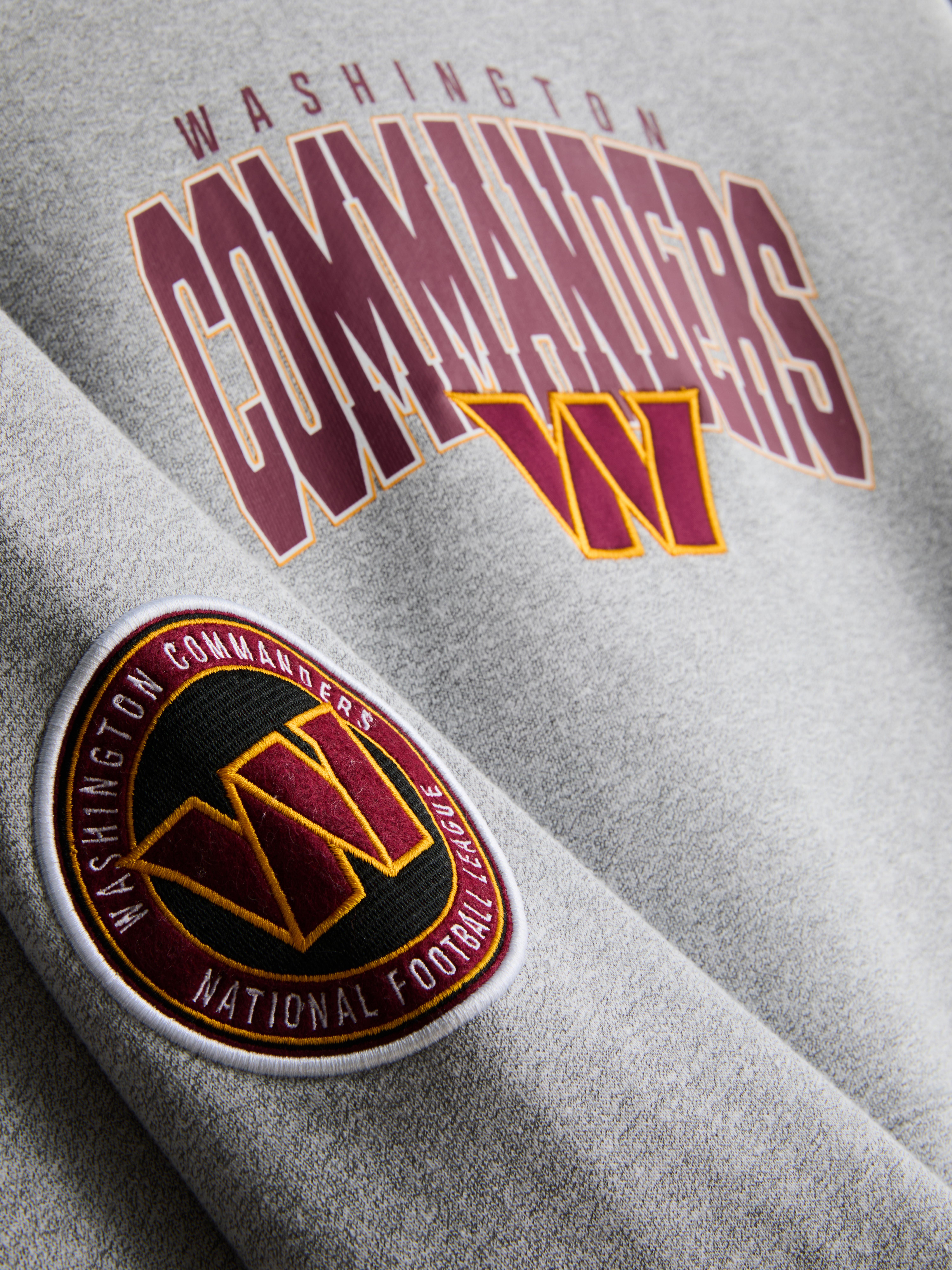 NFL Washington Commanders Cotton-Rich Hoodie - Gray