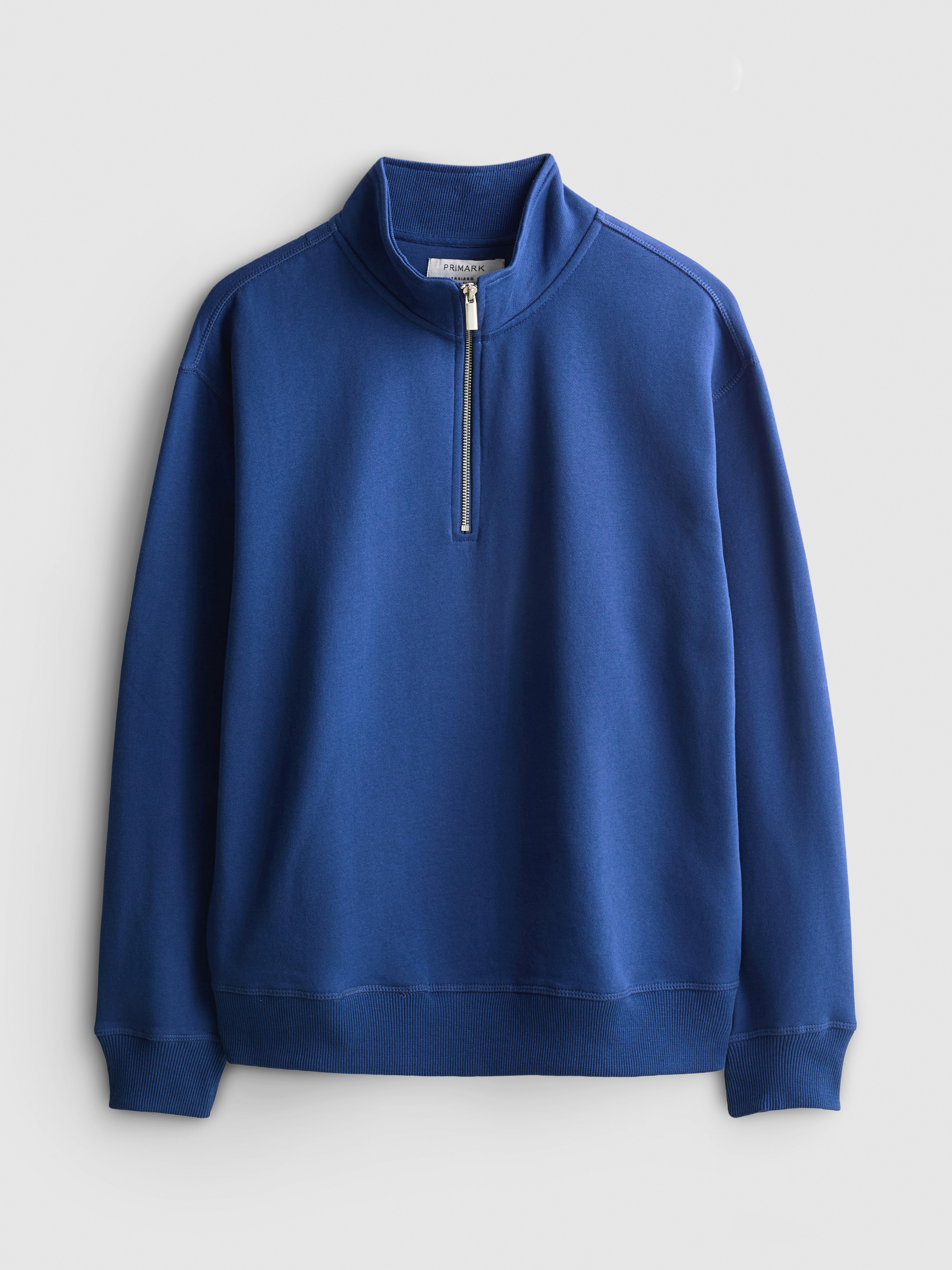 Half-Zip Sweatshirt - Blue