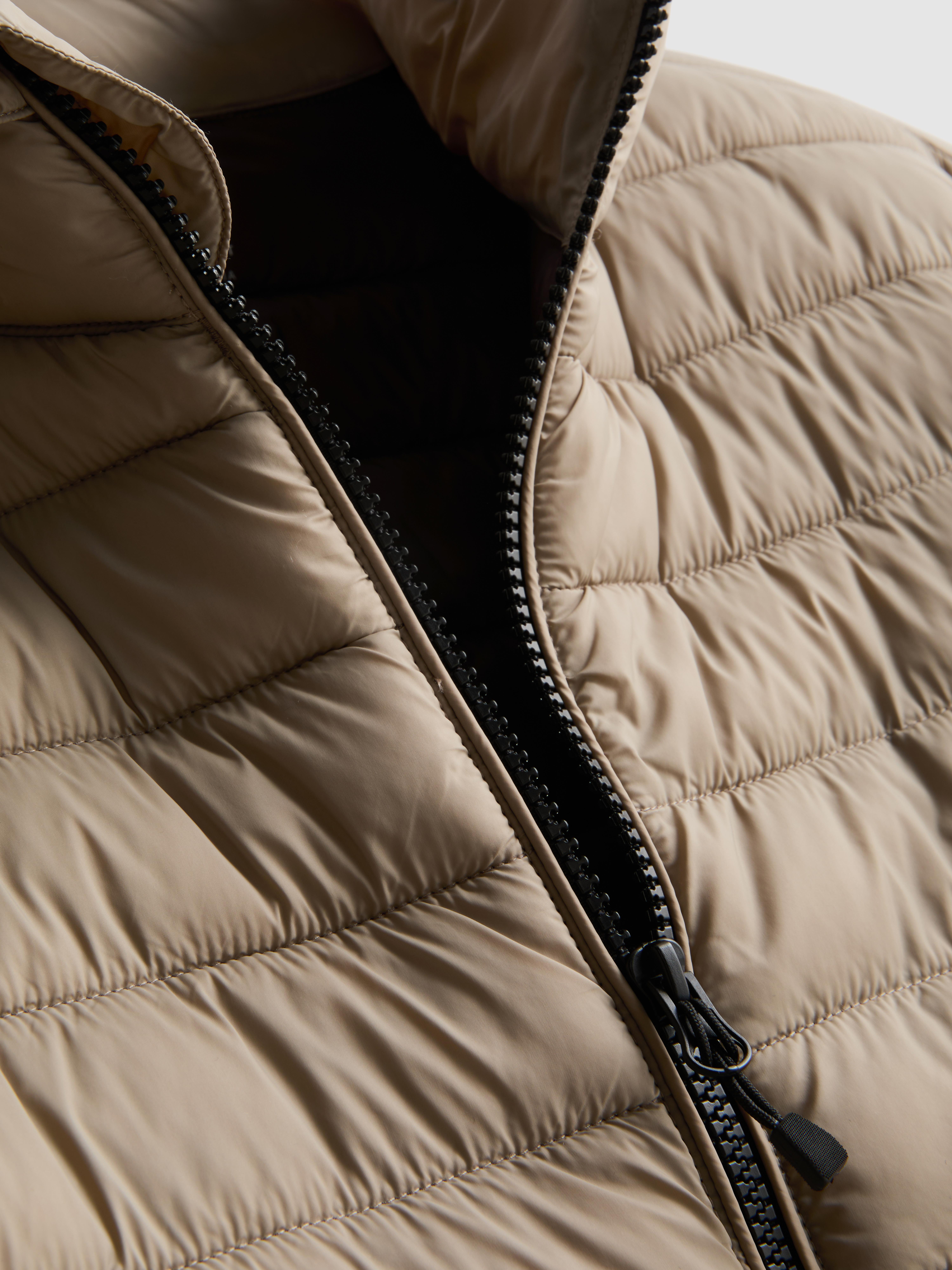 Padded Puffer Jacket - Stone