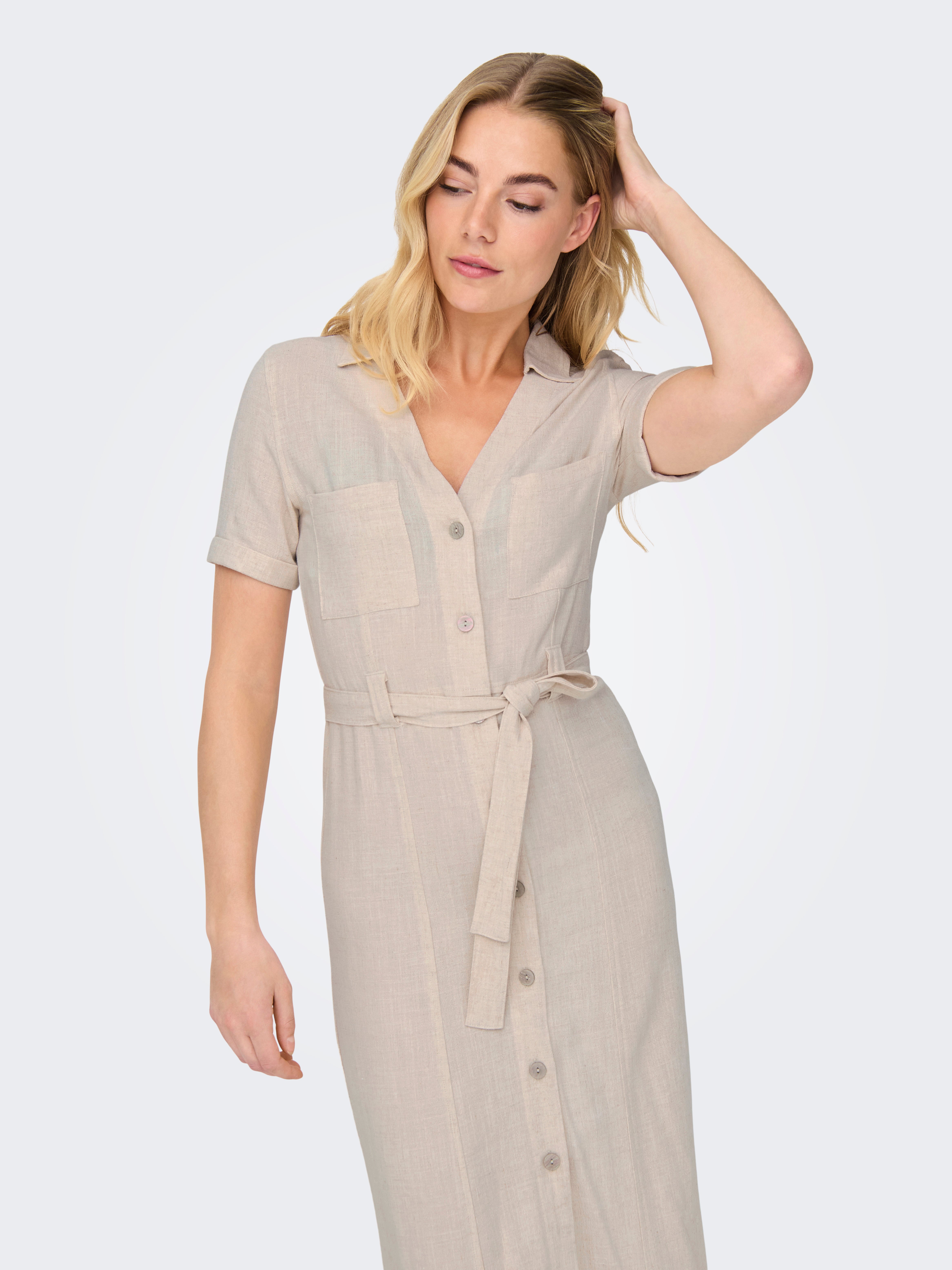 ONLSIESTA Linen Long dress Moonbeam
