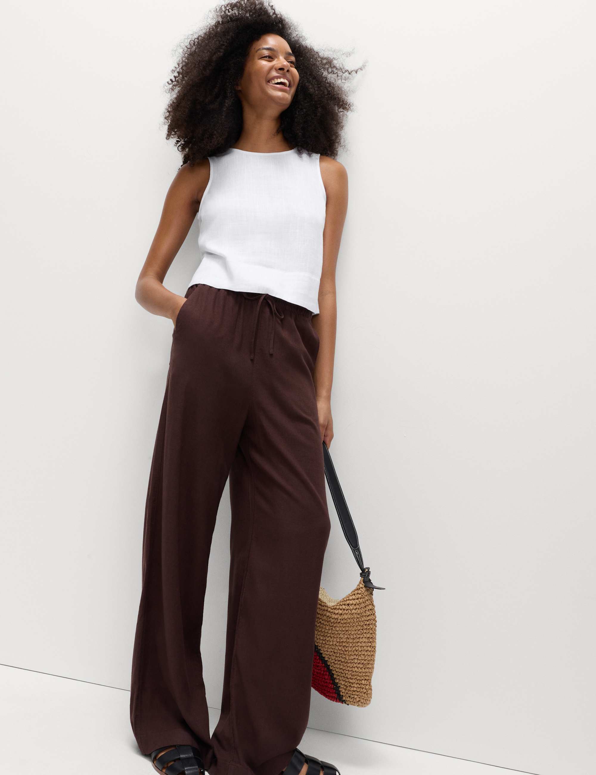 Vest with Linen