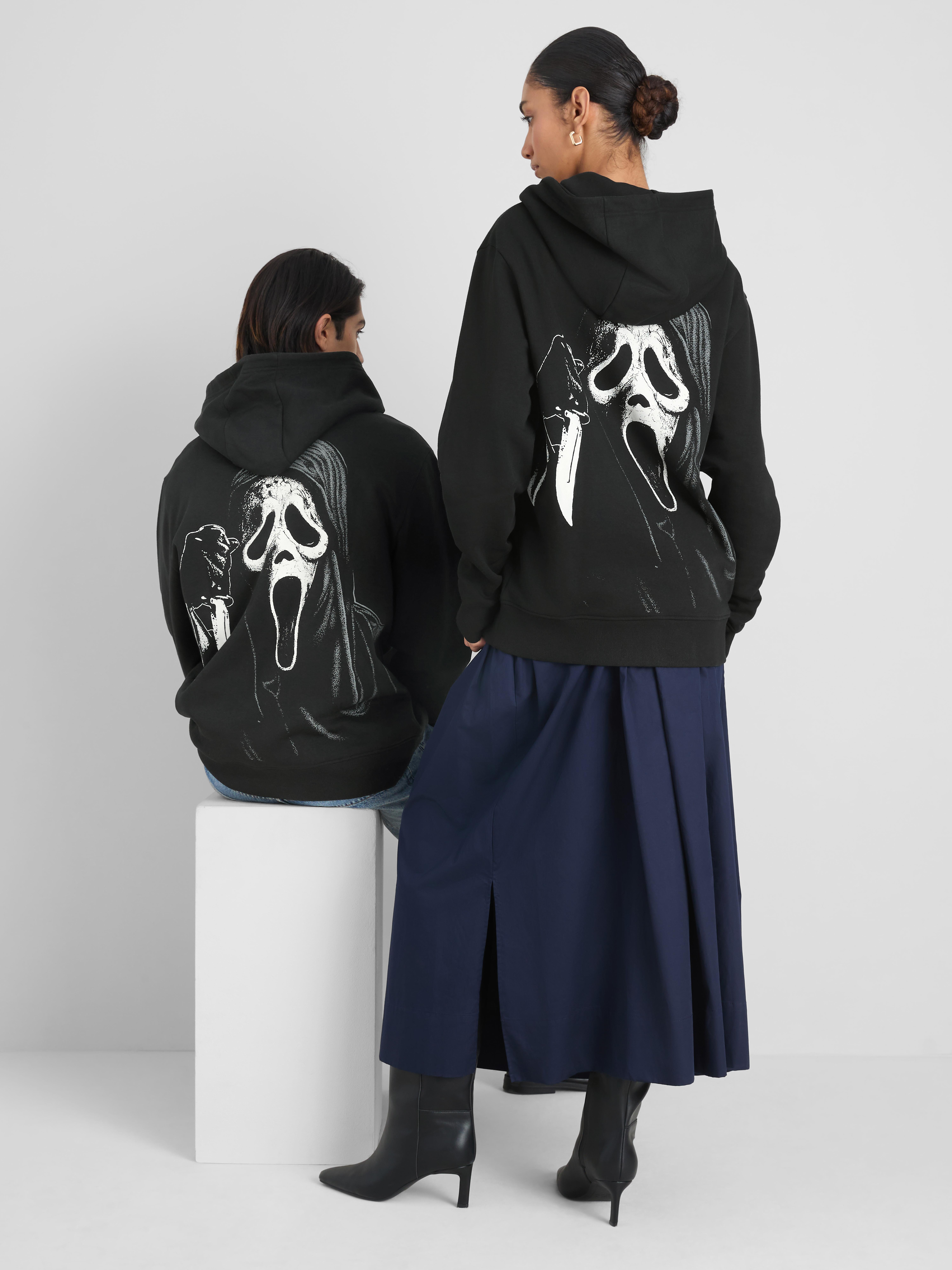 Scream Ghostface Graphic Hoodie - Black