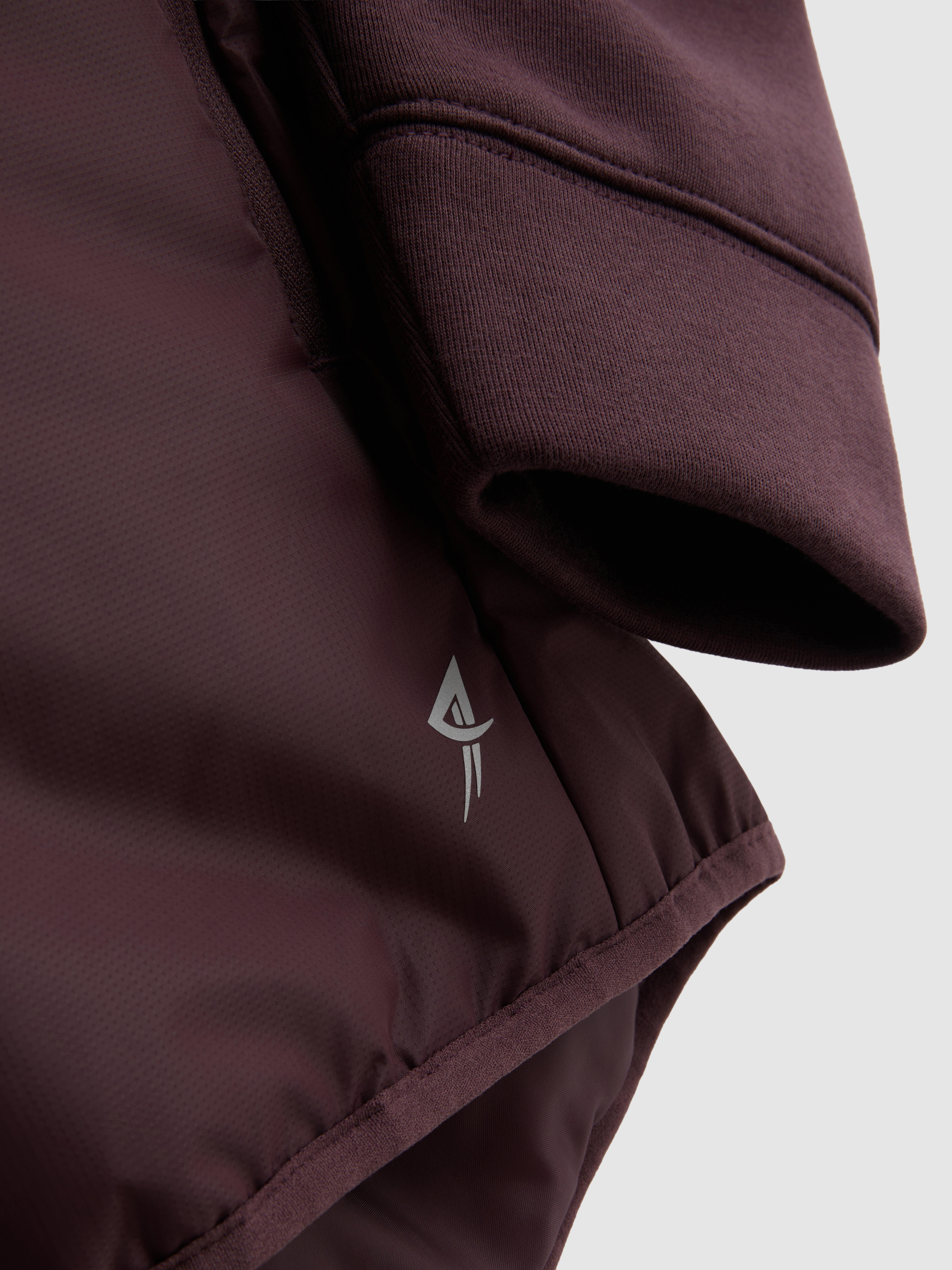 Primark Form | Hybrid Hooded Jacket - Burgundy