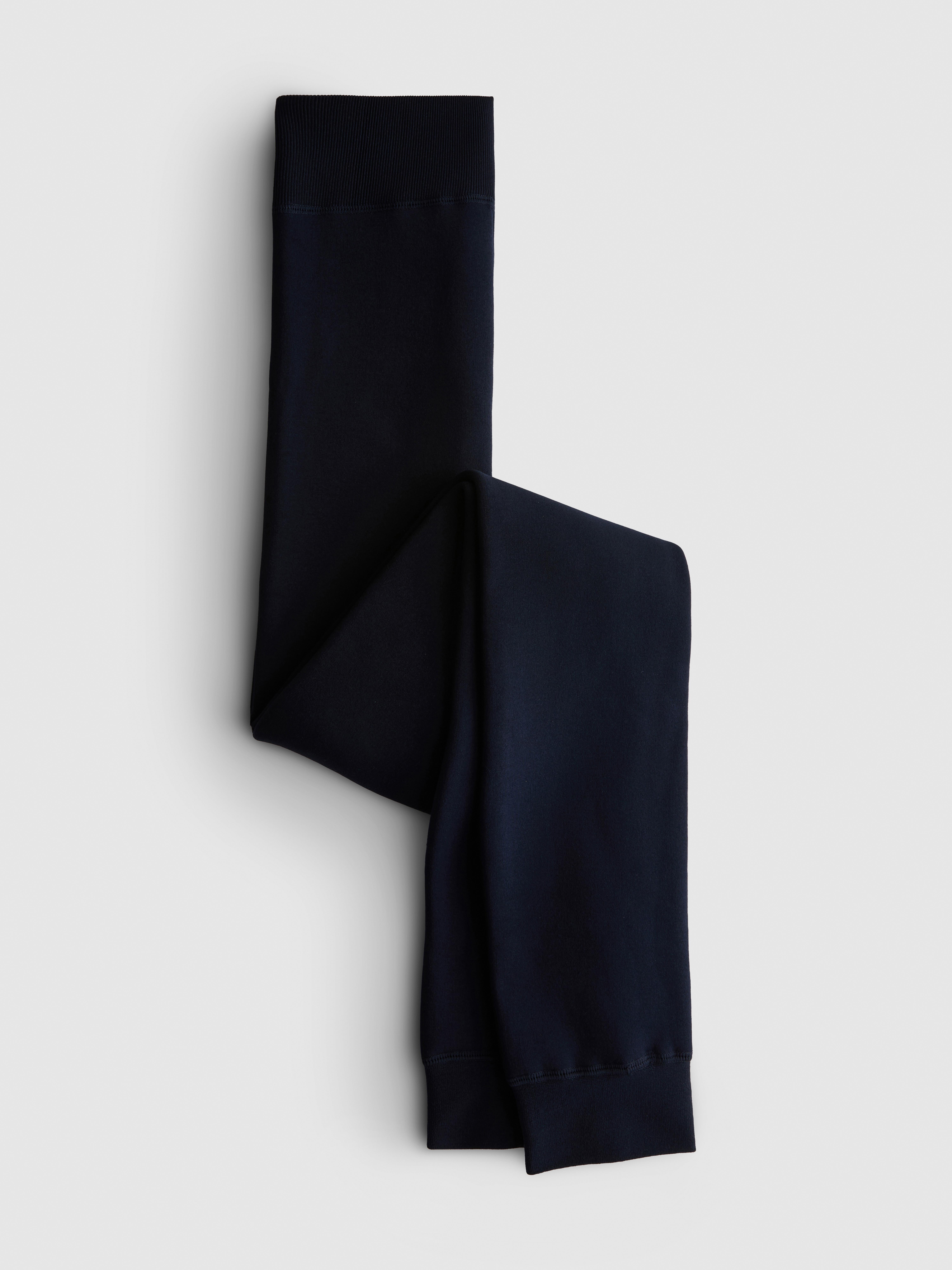 1pk Heat IQ Navy Velvet Plush Leggings - Navy