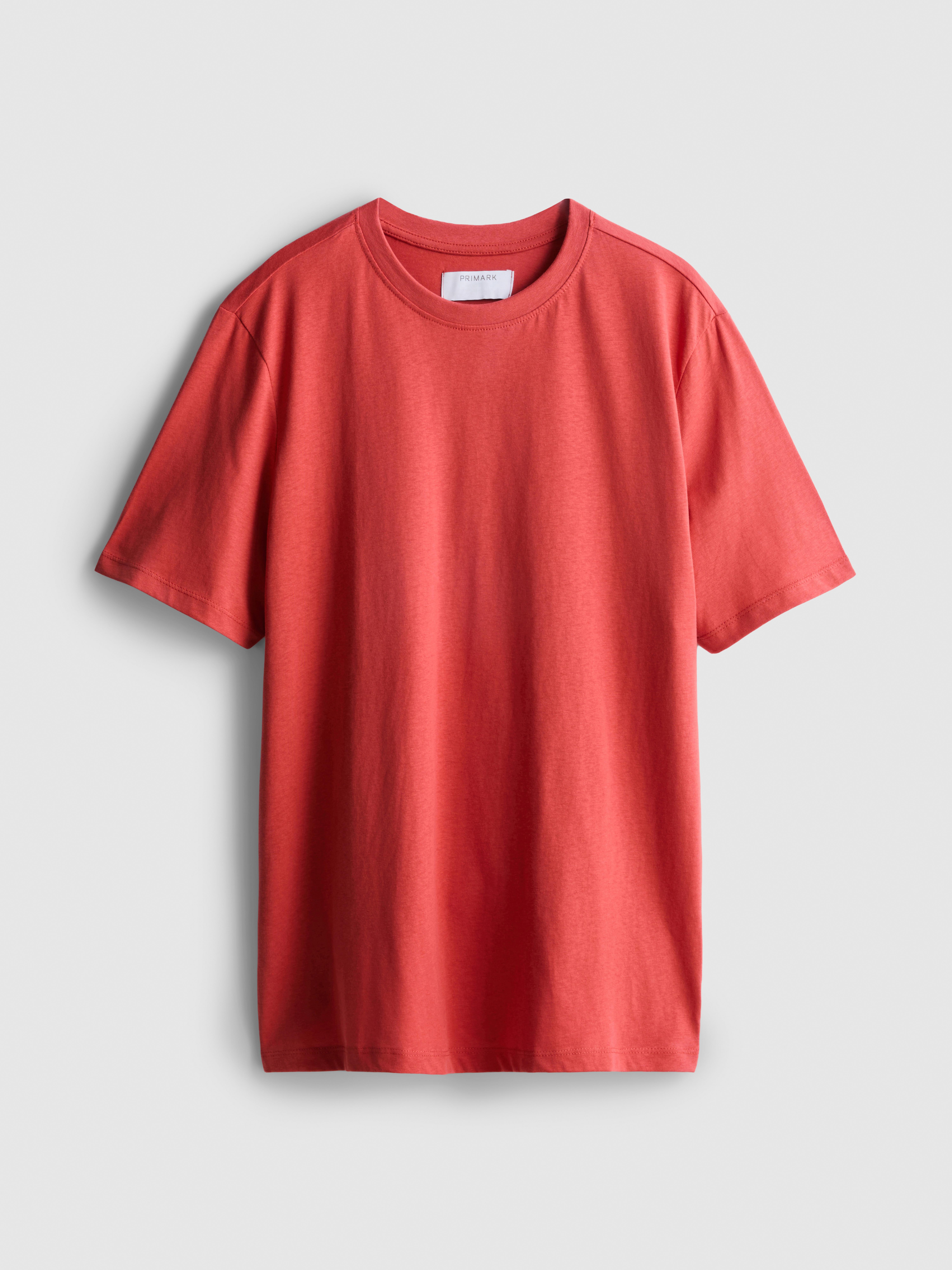 Regular Fit Short Sleeve T-Shirt - Coral
