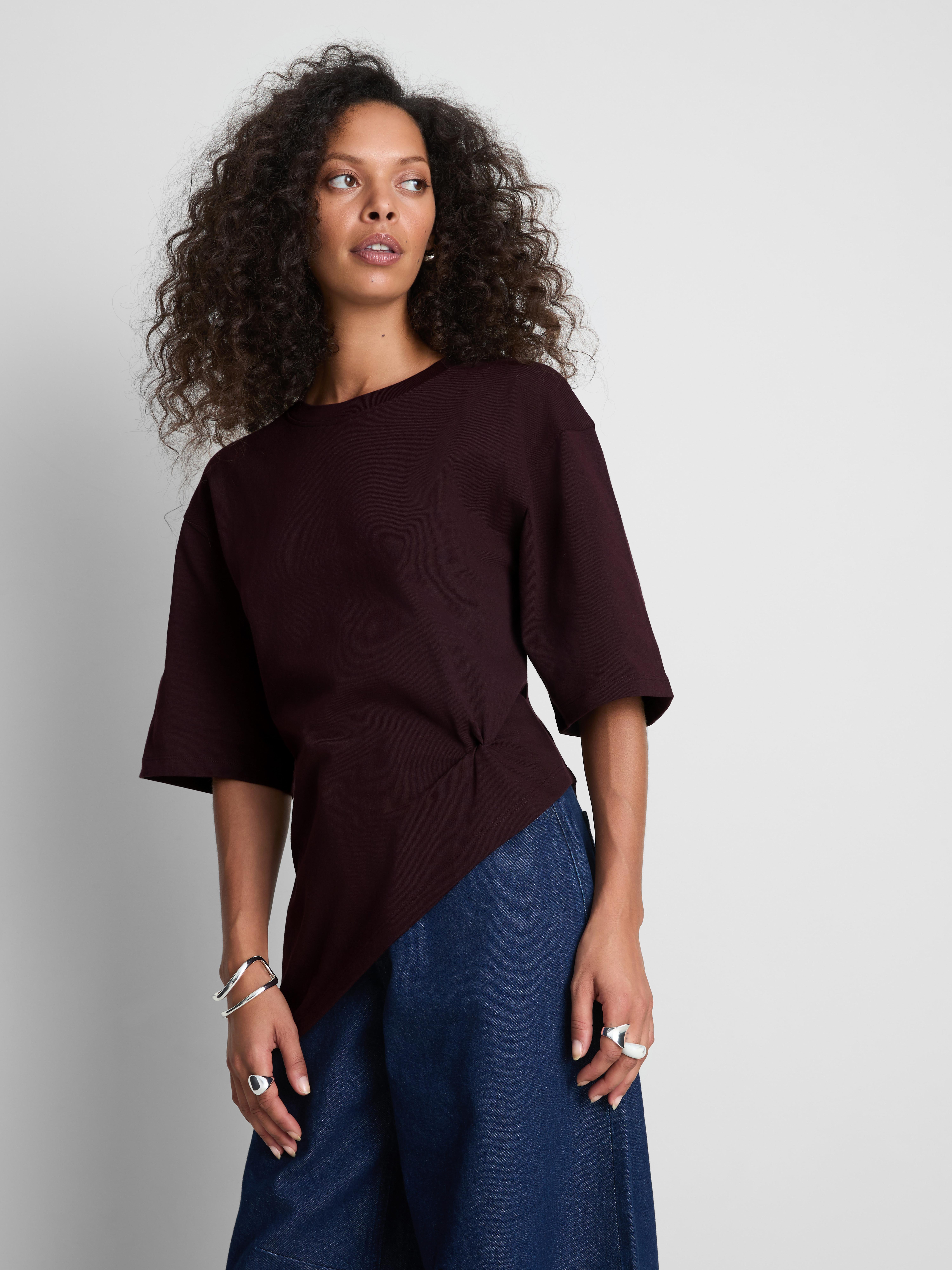 Paula Echevarría Asymmetric Knot Tee - Fig