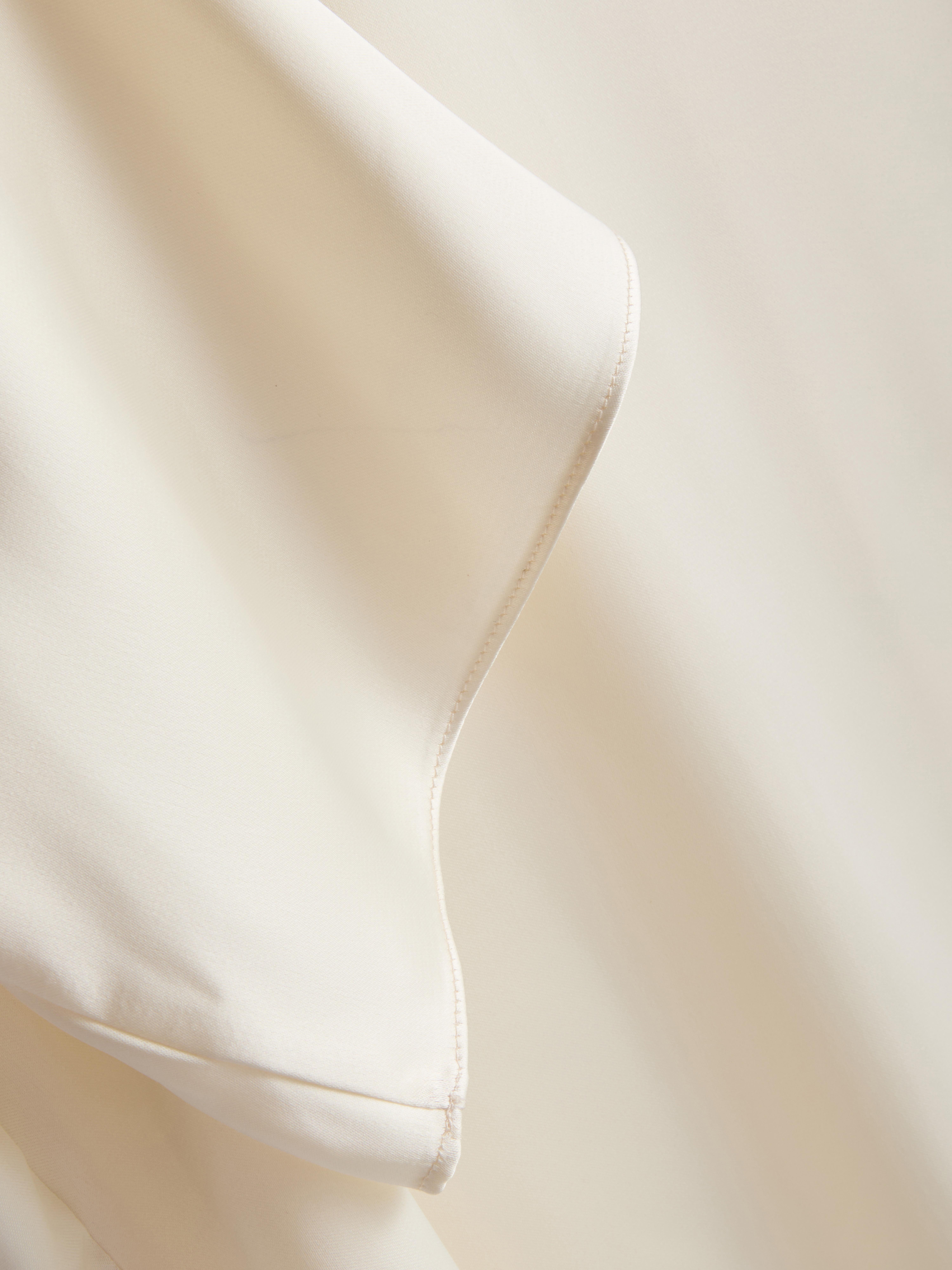 Satin Shoulder Pad Tee - Gold