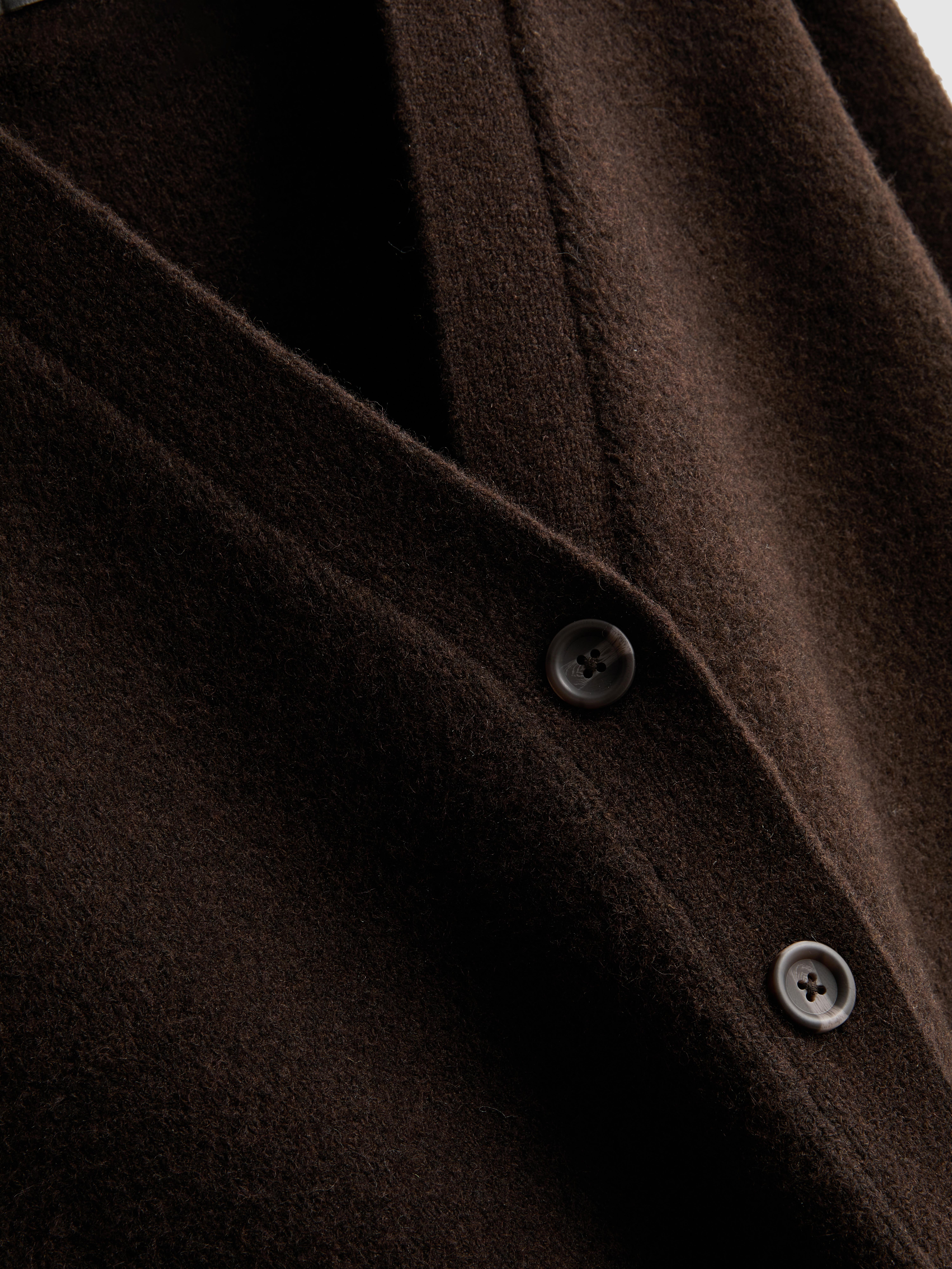 Relaxed Wide Sleeve Cardigan - Chocolate