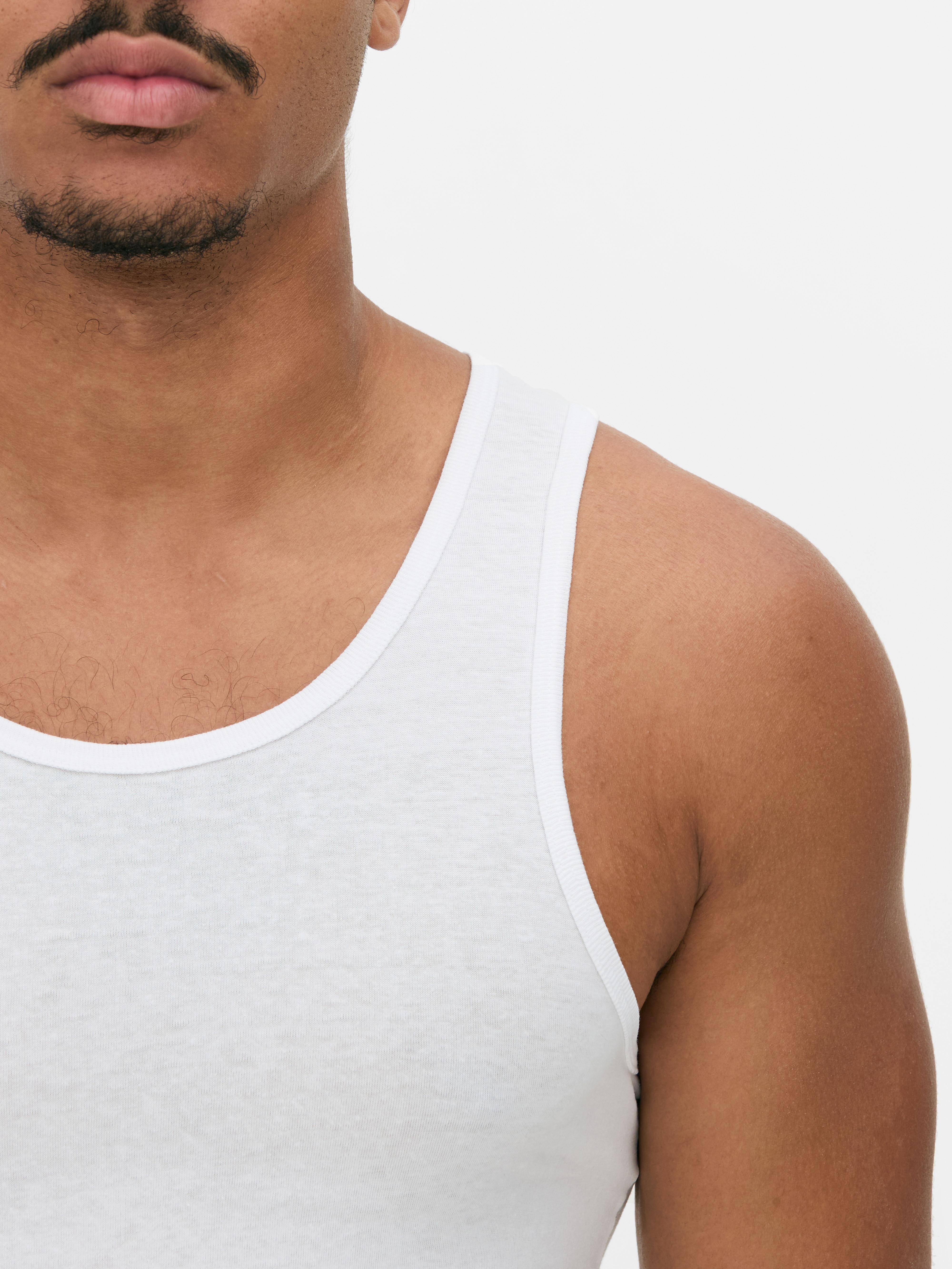 5-Pack Essential Tanks - White