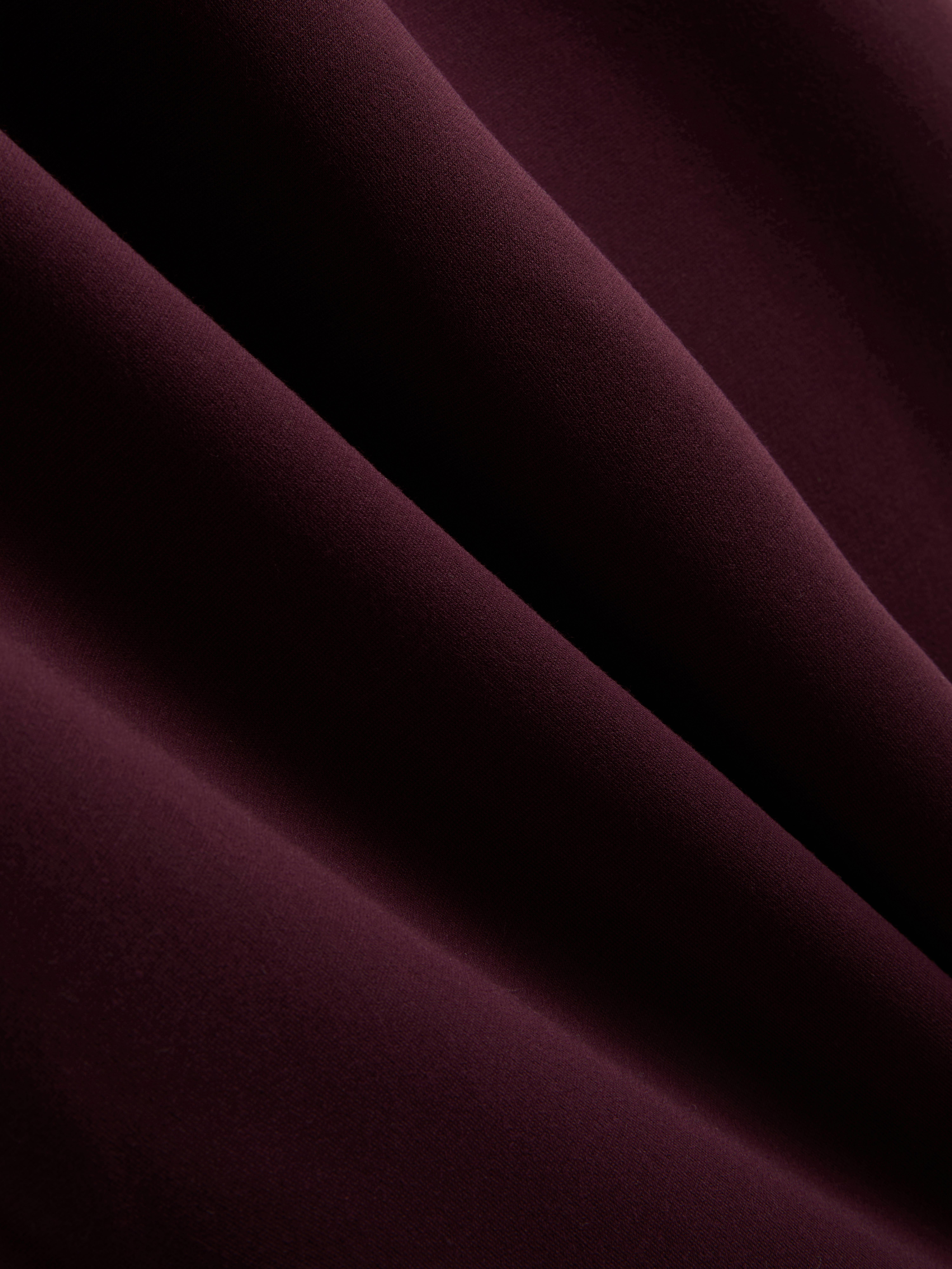 The Edit Ultimate Slim Fit Tee - Wine