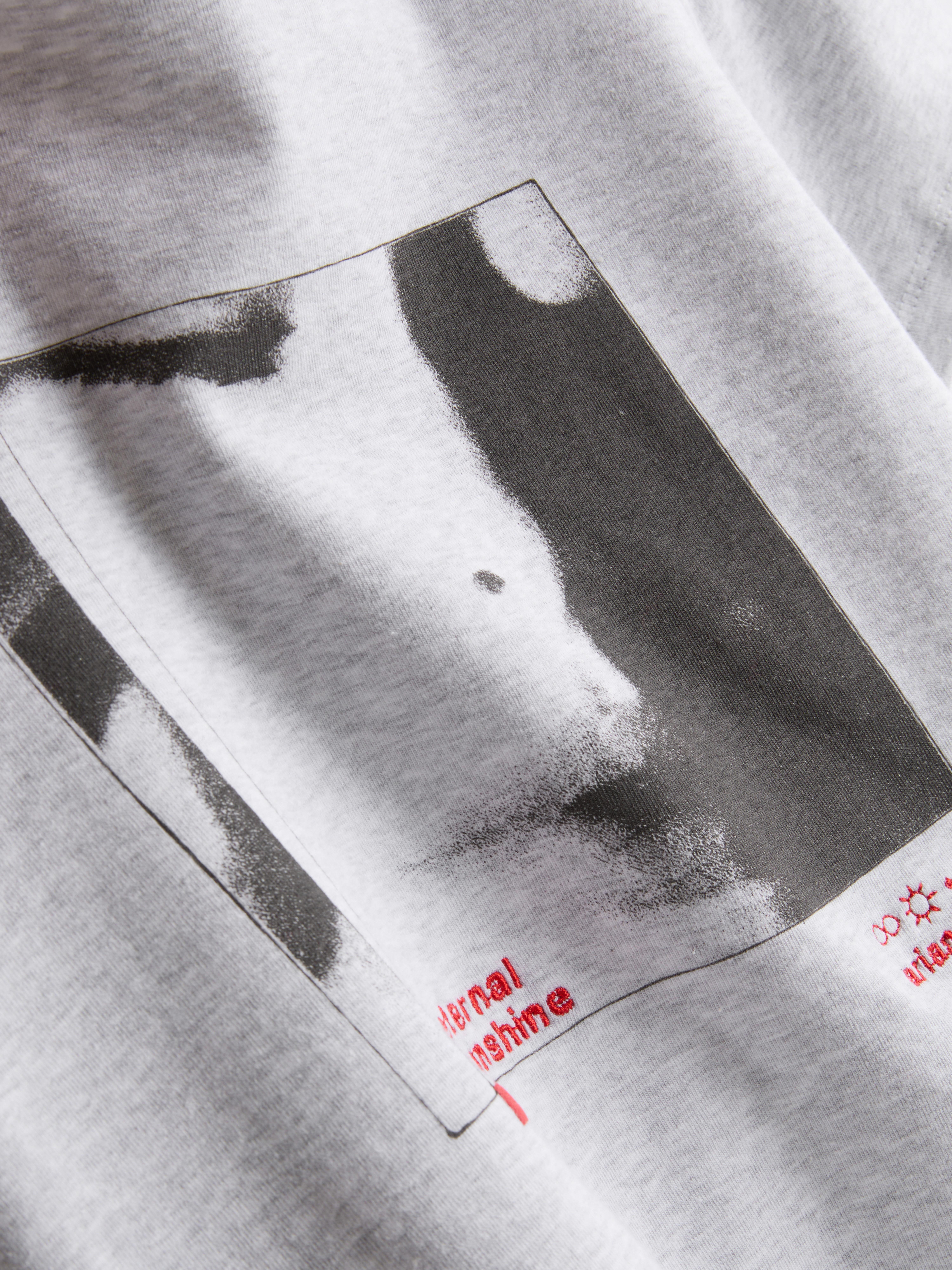 Ariana Grande Cotton-Rich Graphic Baby Tee - Gray Heather