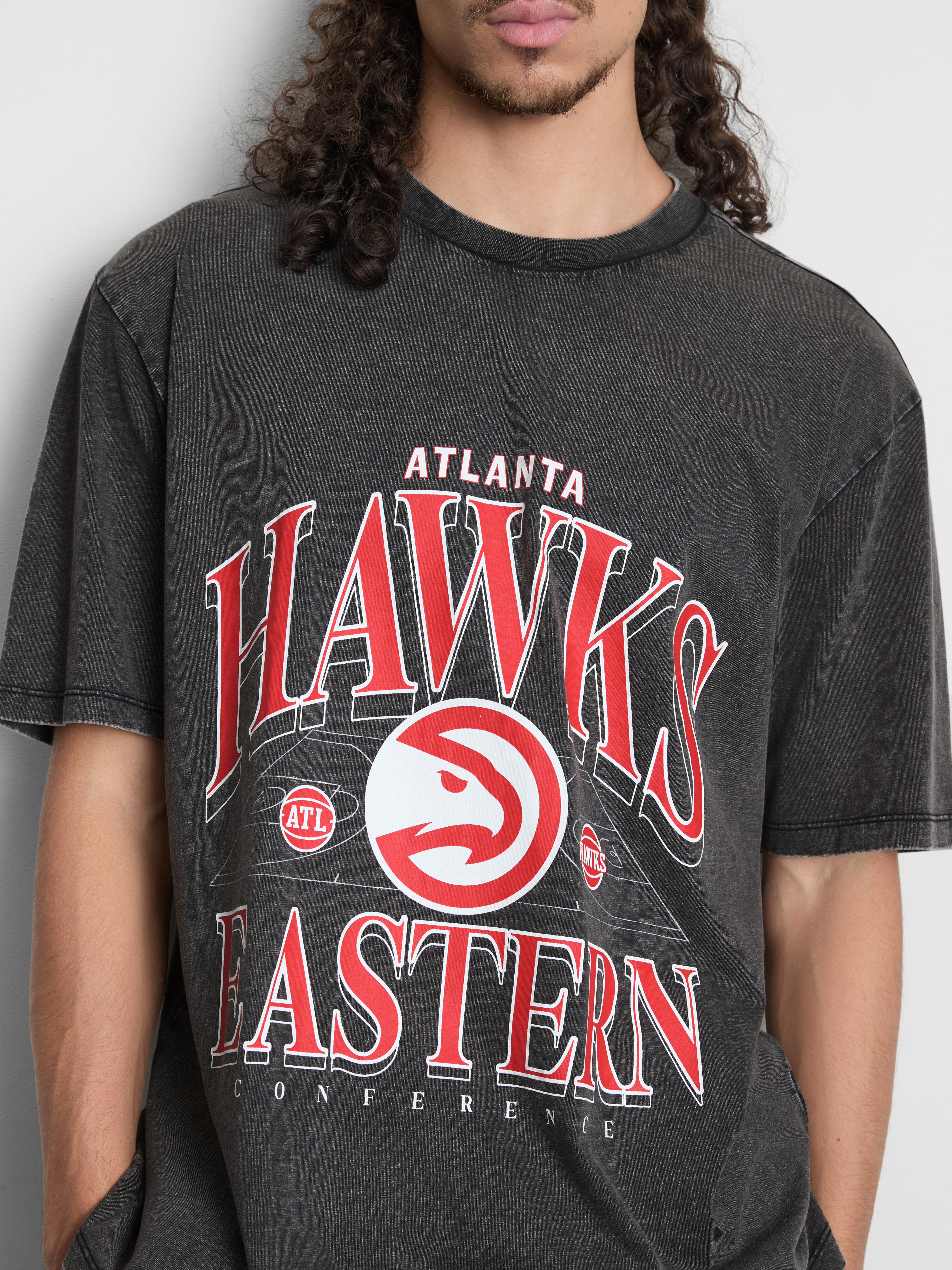 NBA Atlanta Hawks Graphic T-Shirt - Charcoal