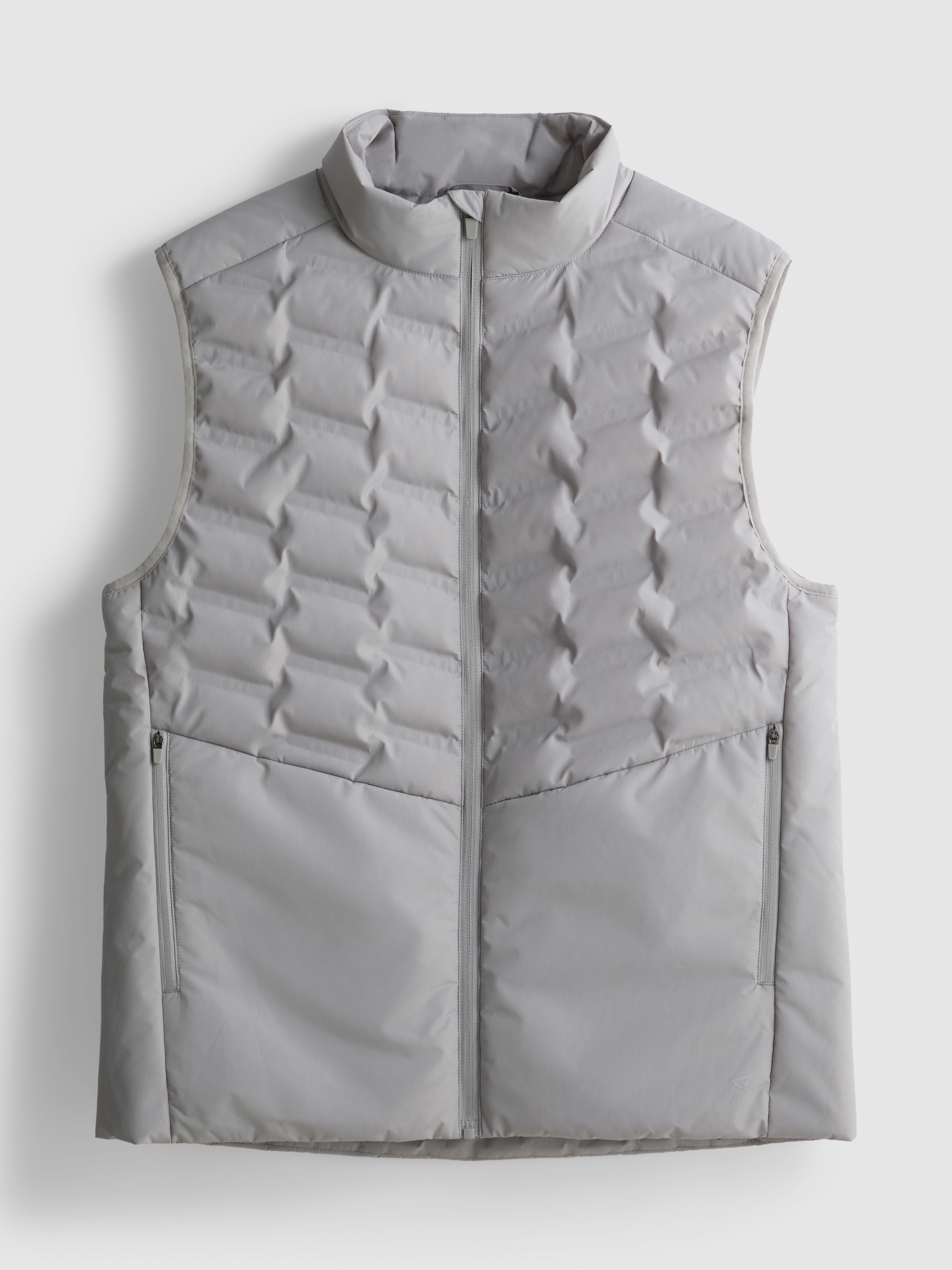 Padded Performance Gilet - Light Gray