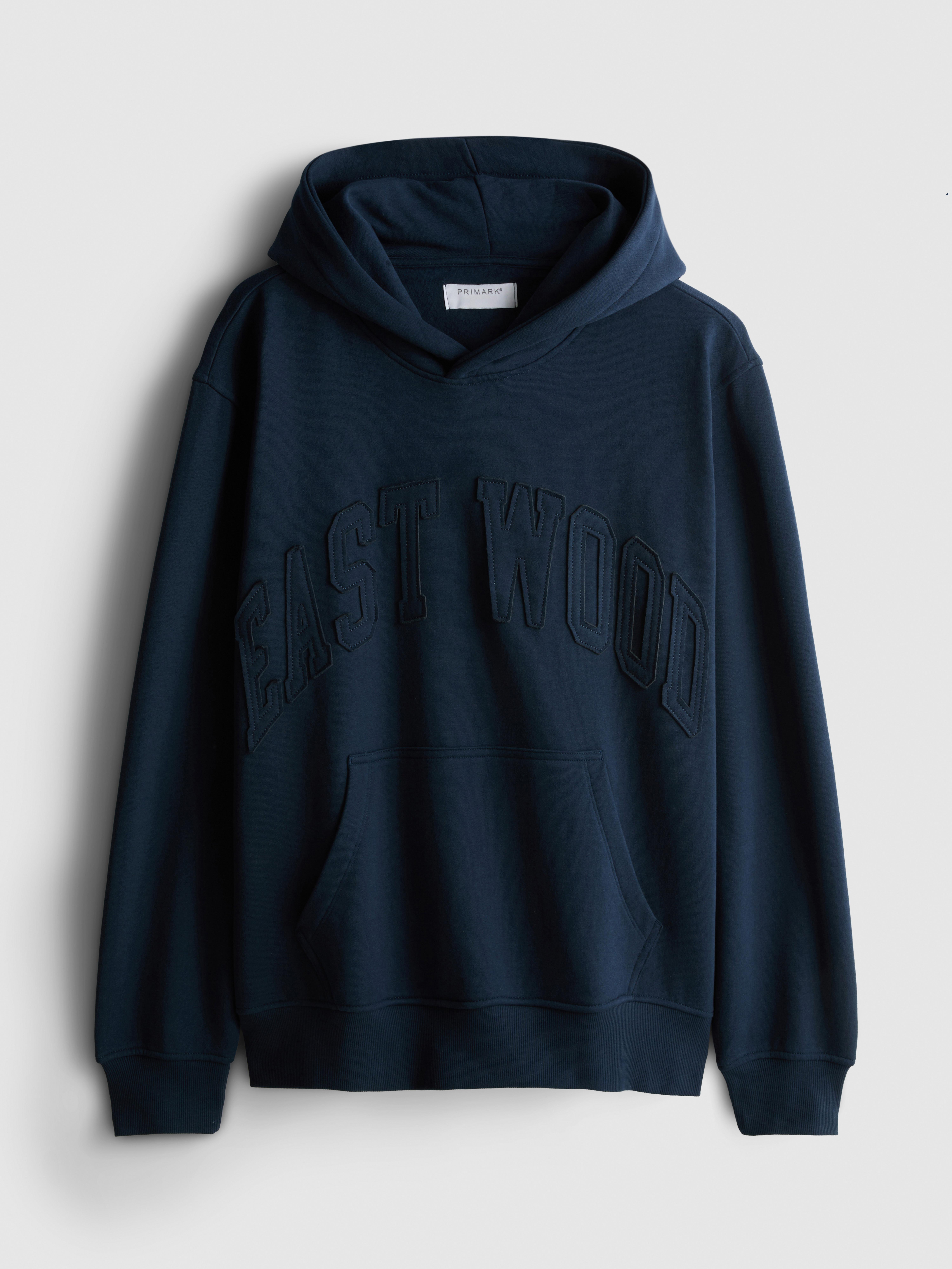 Cotton-Blend East Wood Hoodie - Navy