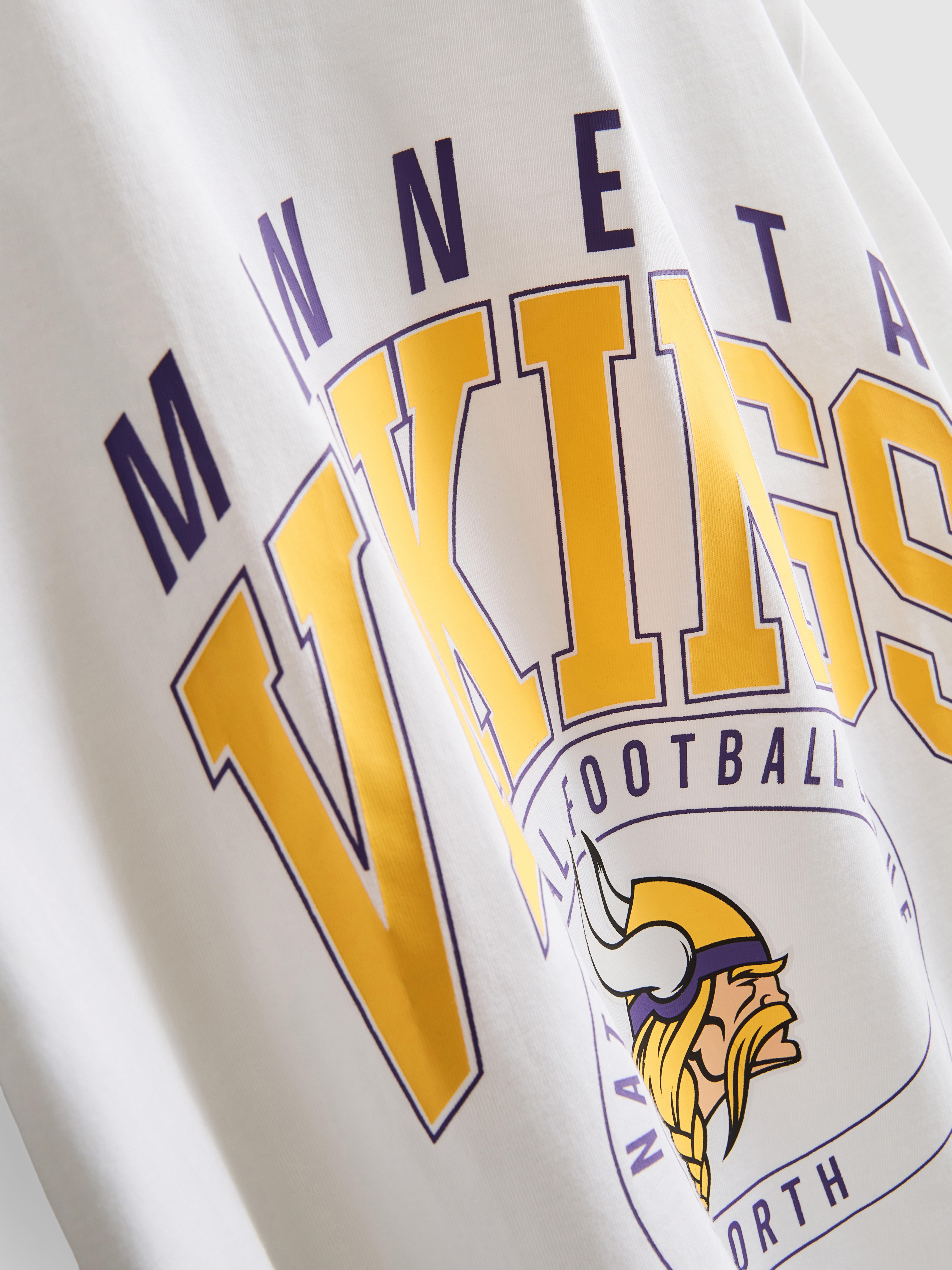 NFL Minnesota Vikings Graphic T-Shirt - Ivory