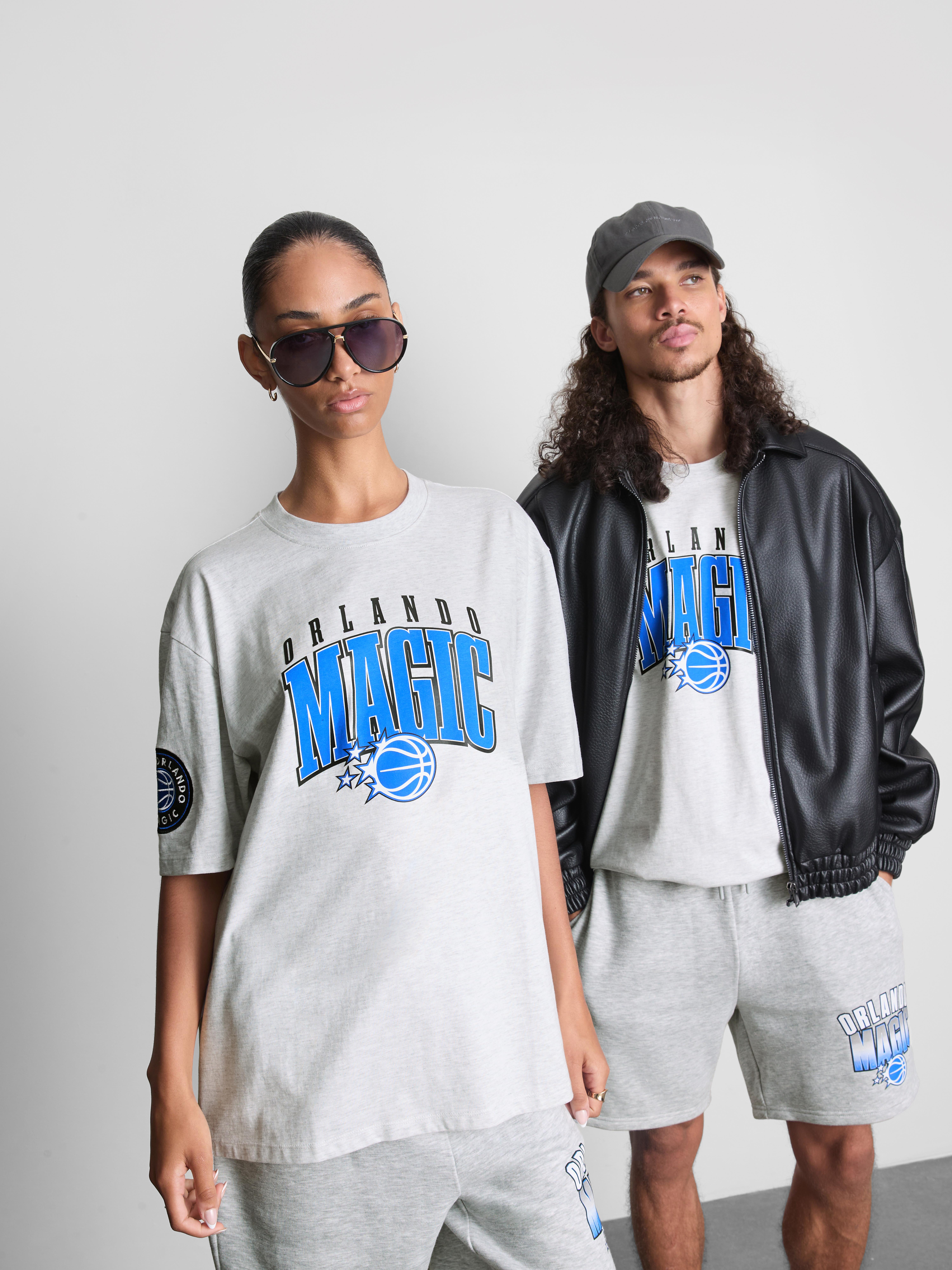 NBA Orlando Magic Pure Cotton Graphic T-Shirt - Gray Heather
