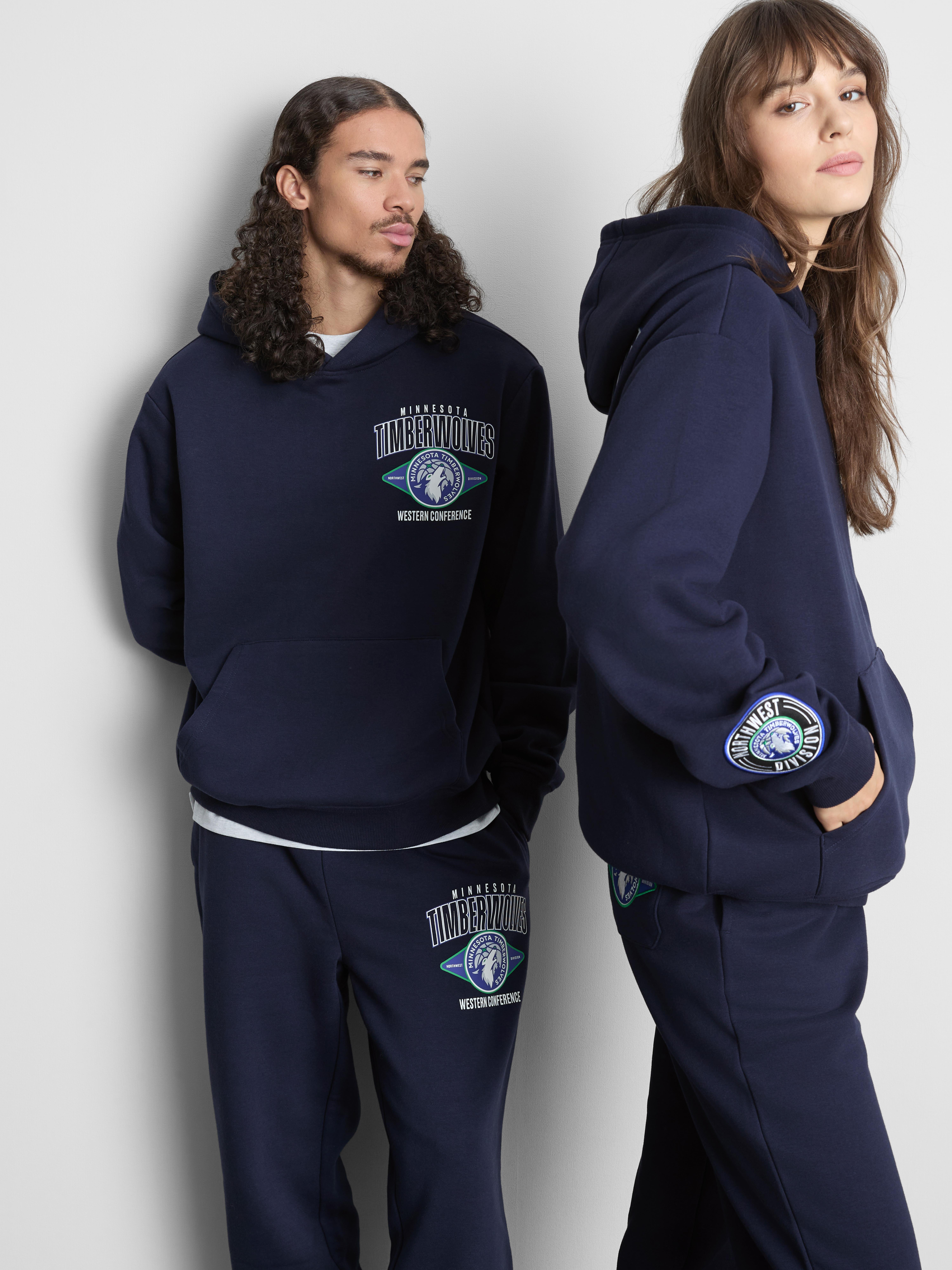 NBA Minnesota Timberwolves Cotton-Rich Hoodie - Navy