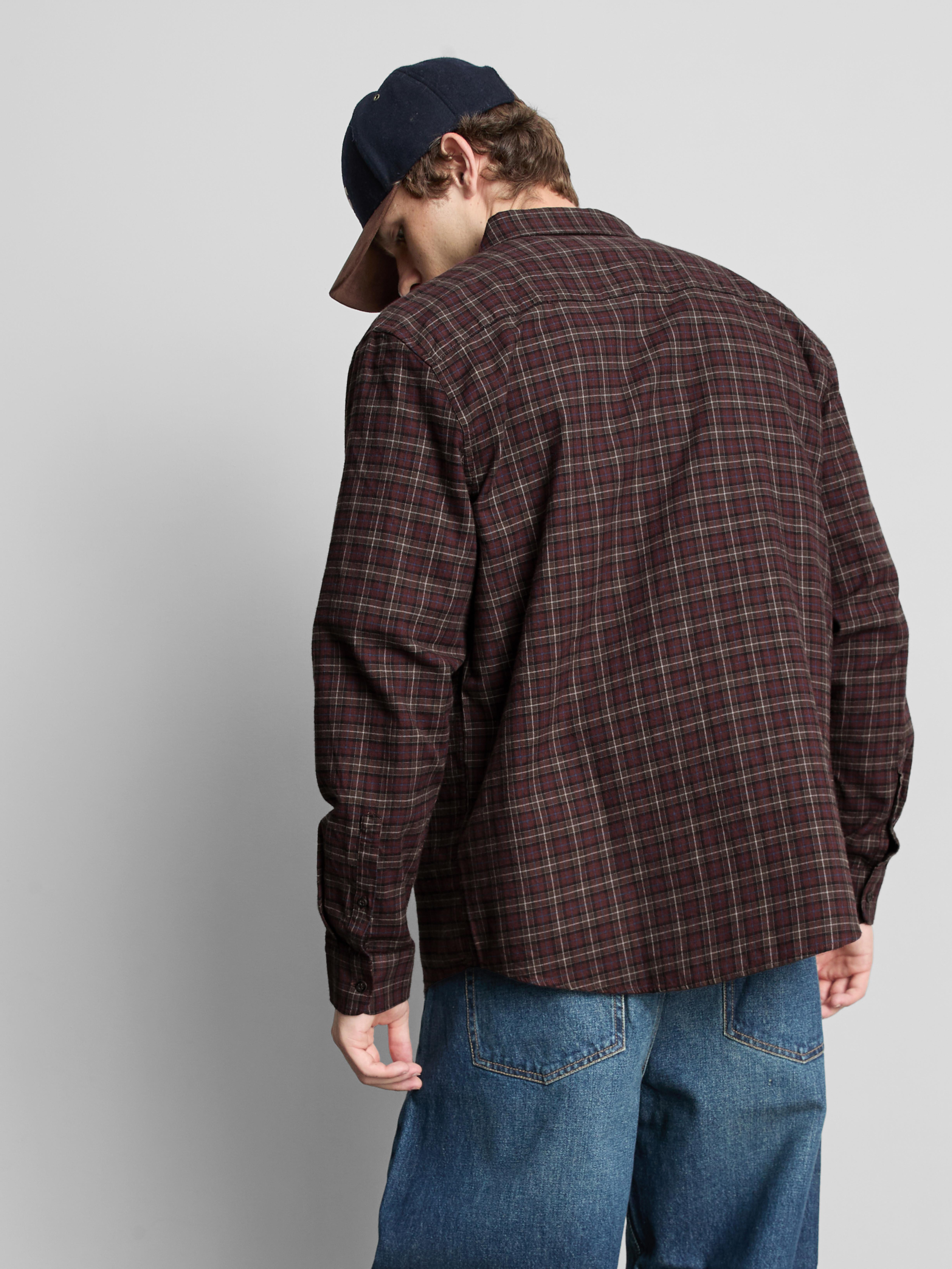 Pure Cotton Check Shirt - Red