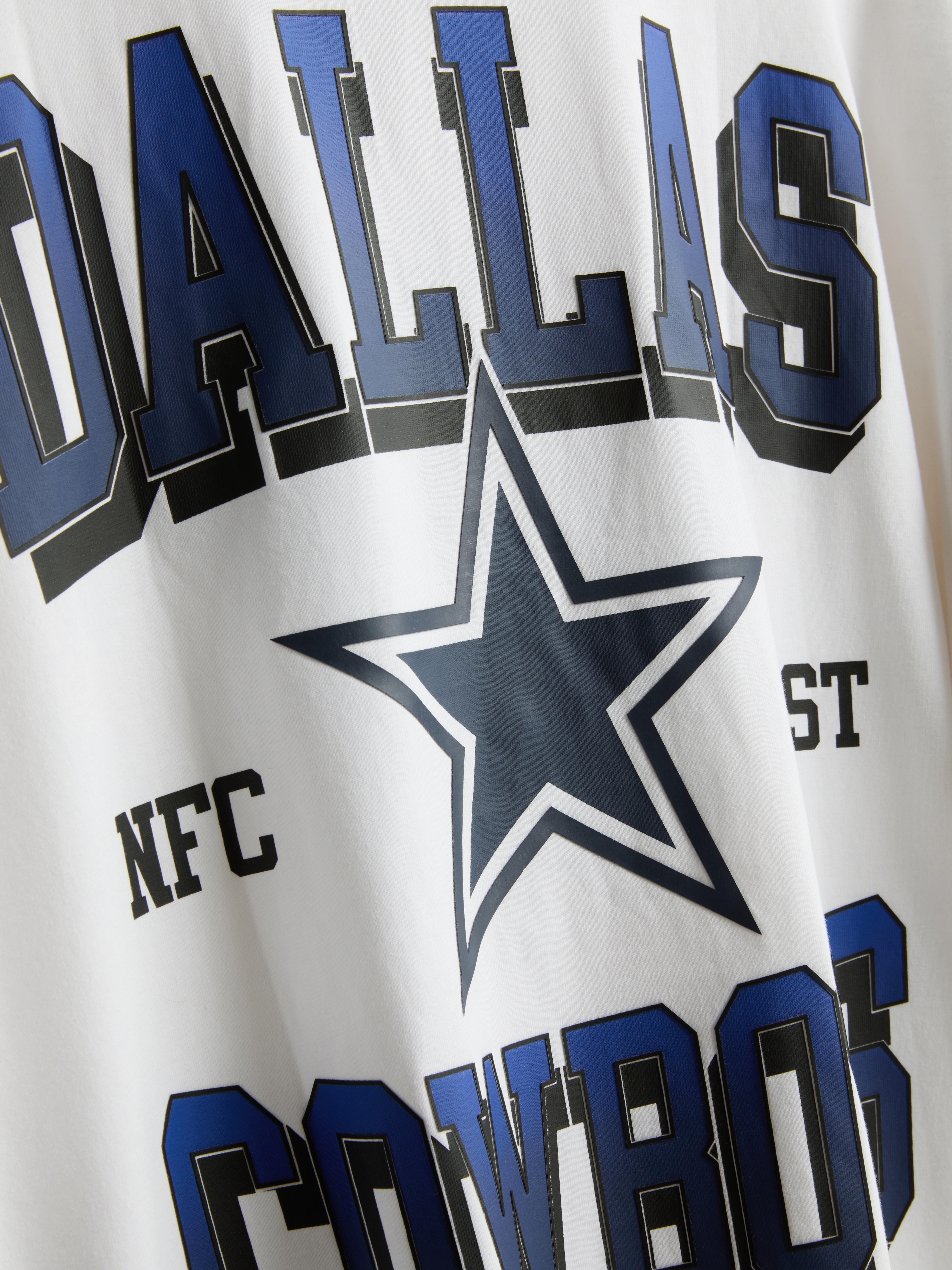 NFL Dallas Cowboys Pure Cotton Graphic T-Shirt - White